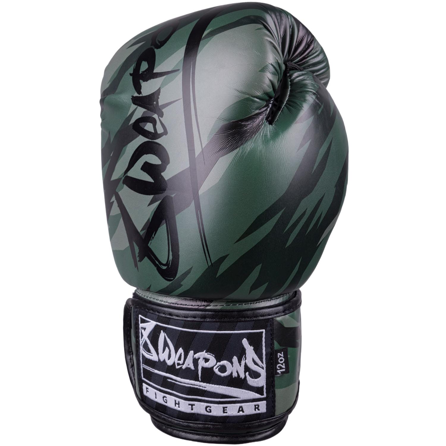 8 WEAPONS Boxing Gloves, Unlimited 2.0, woodland camo, 16 Oz
