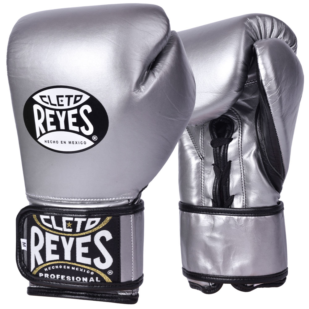 Cleto Reyes Boxing Gloves, Universal Training, silver, L