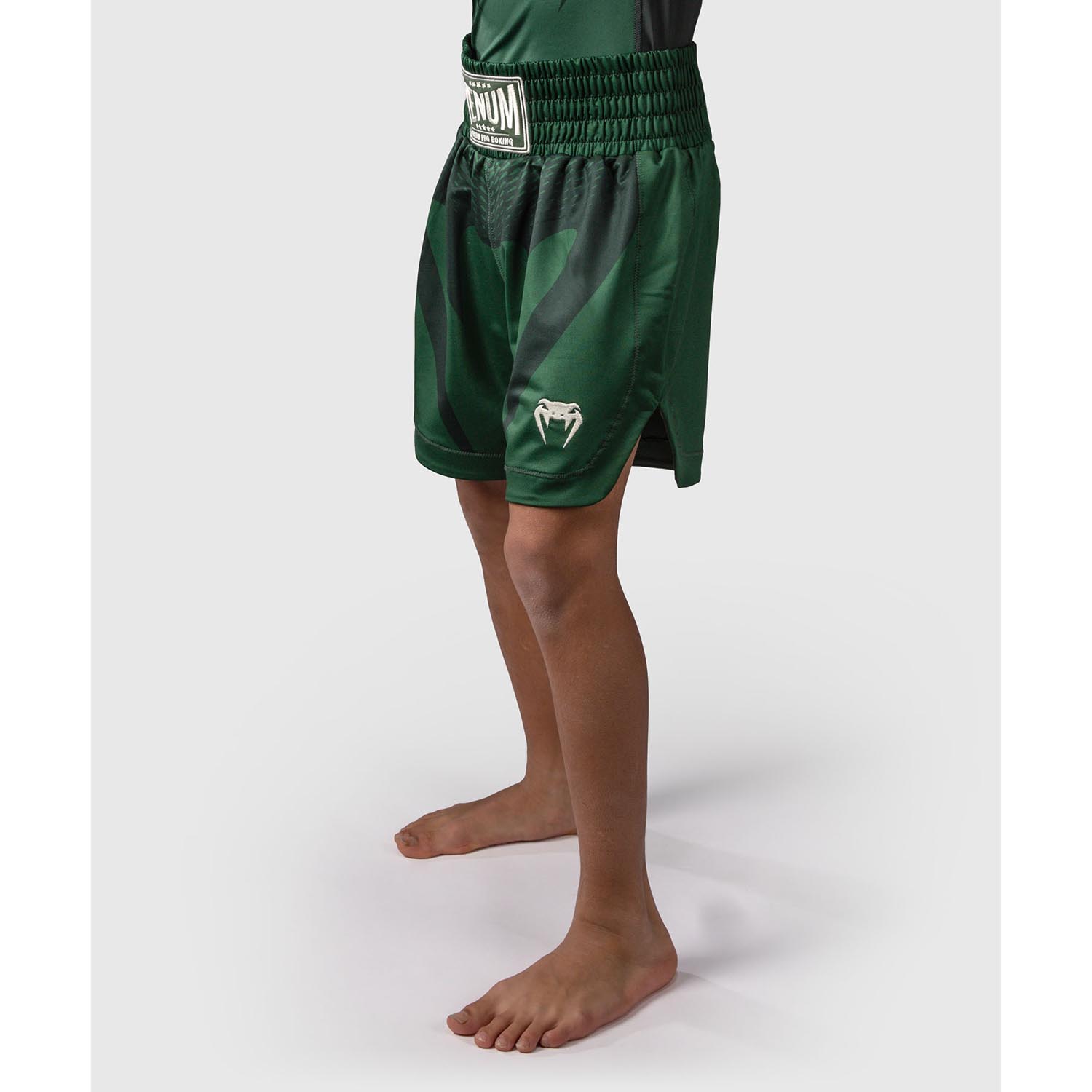 VENUM Boxing Pants, Kids, Attack, green-white, 14 J