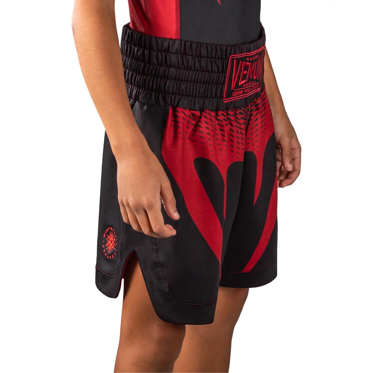 VENUM Boxing Shorts, Kids, Attack, black-red, 8 J