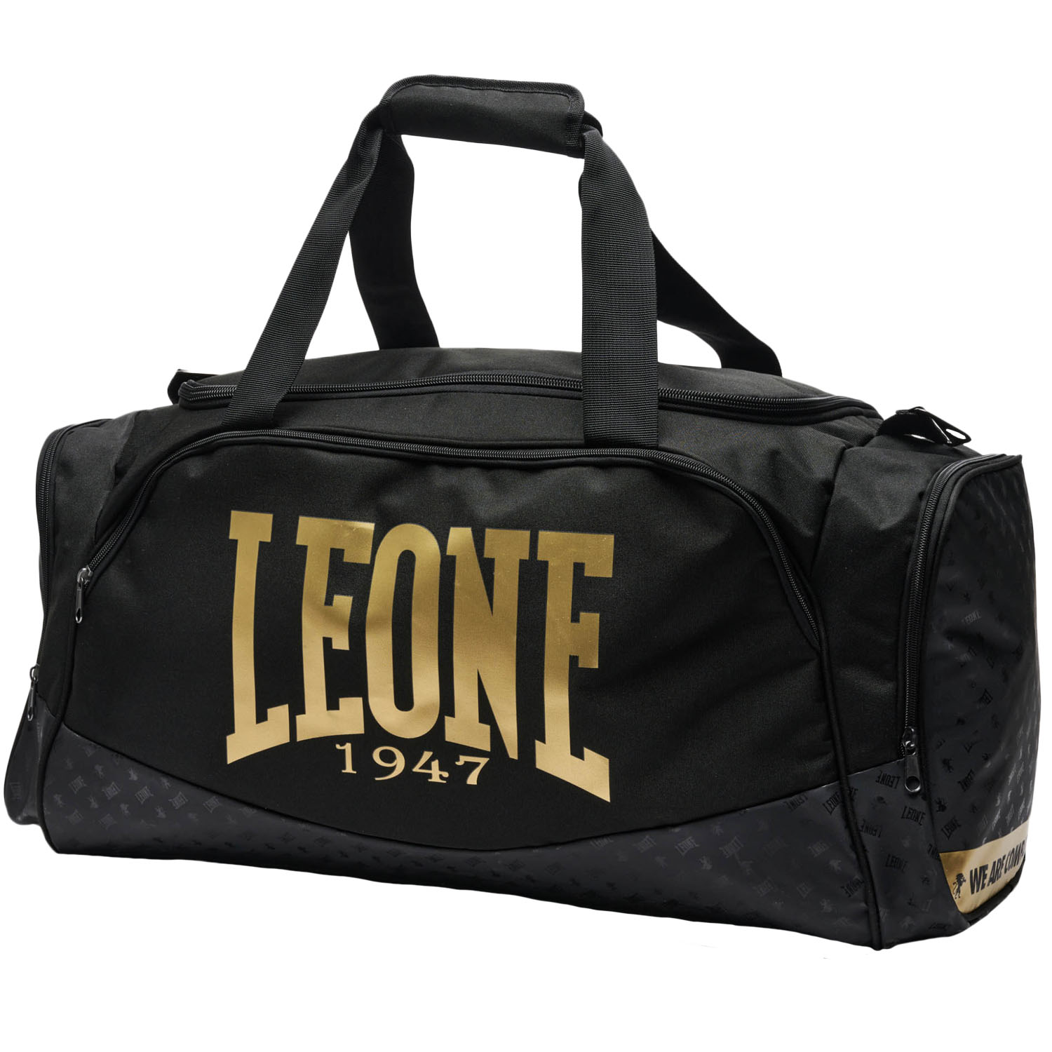 LEONE Sporttasche, DNA, AC966, Duffel Bag, schwarz-gold