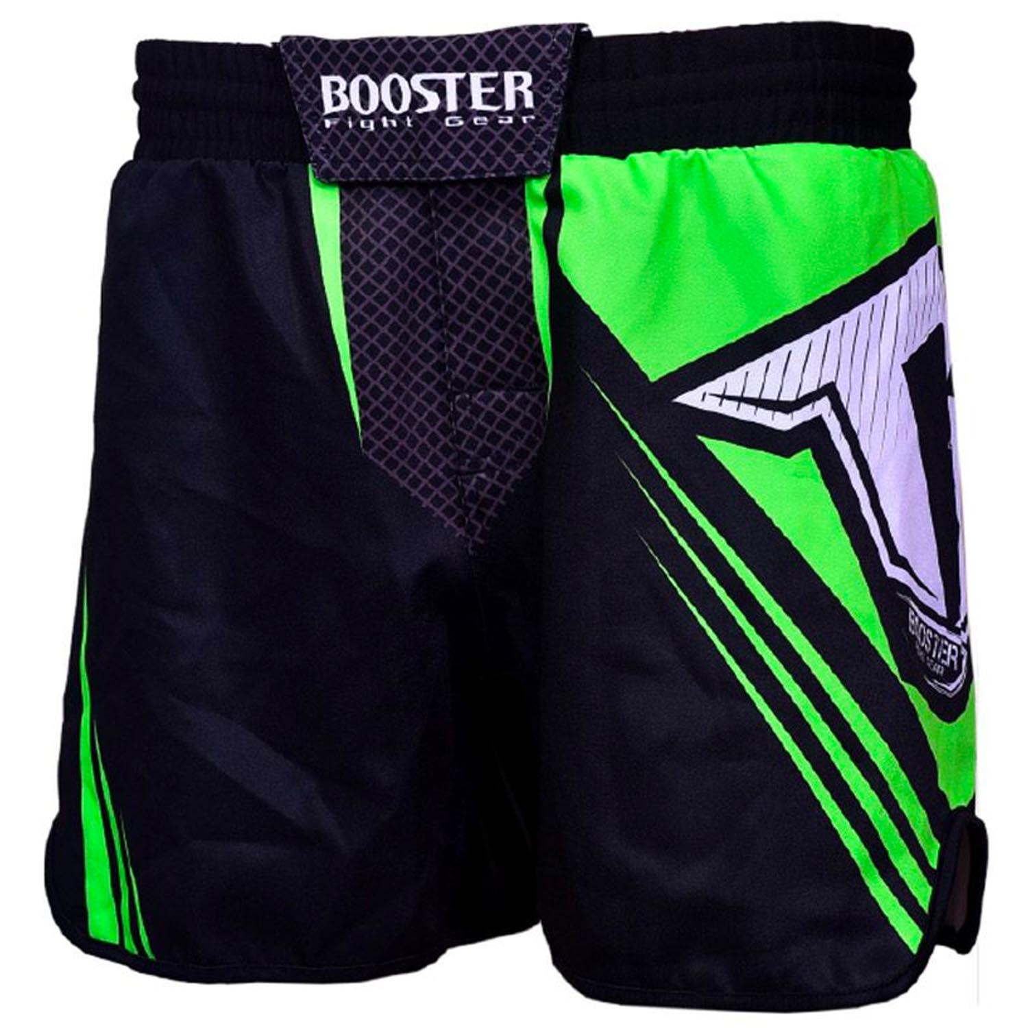 Booster MMA Fight Shorts, Xplosion 3, schwarz-grün, S