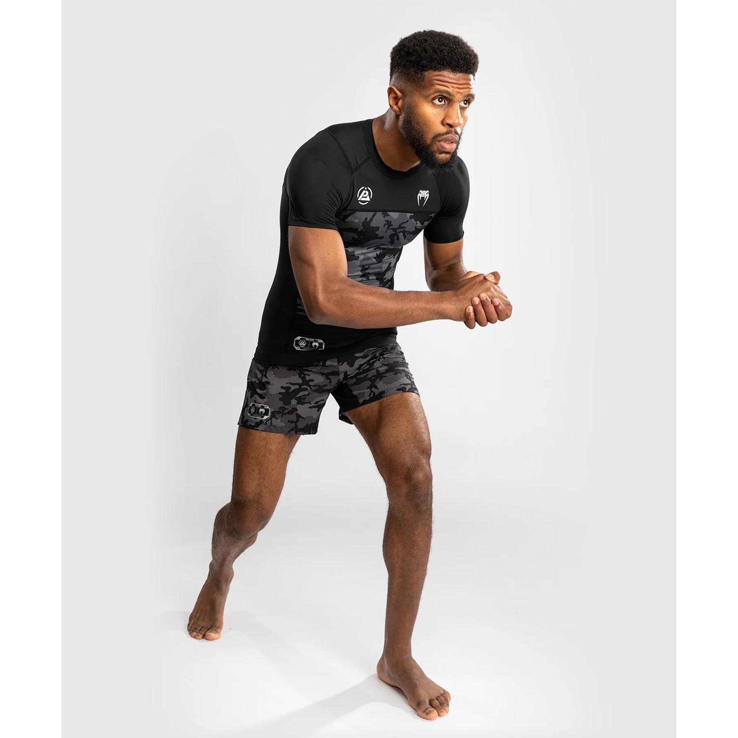 VENUM Rashguards, S/S, Polaris, black-grey, XXL