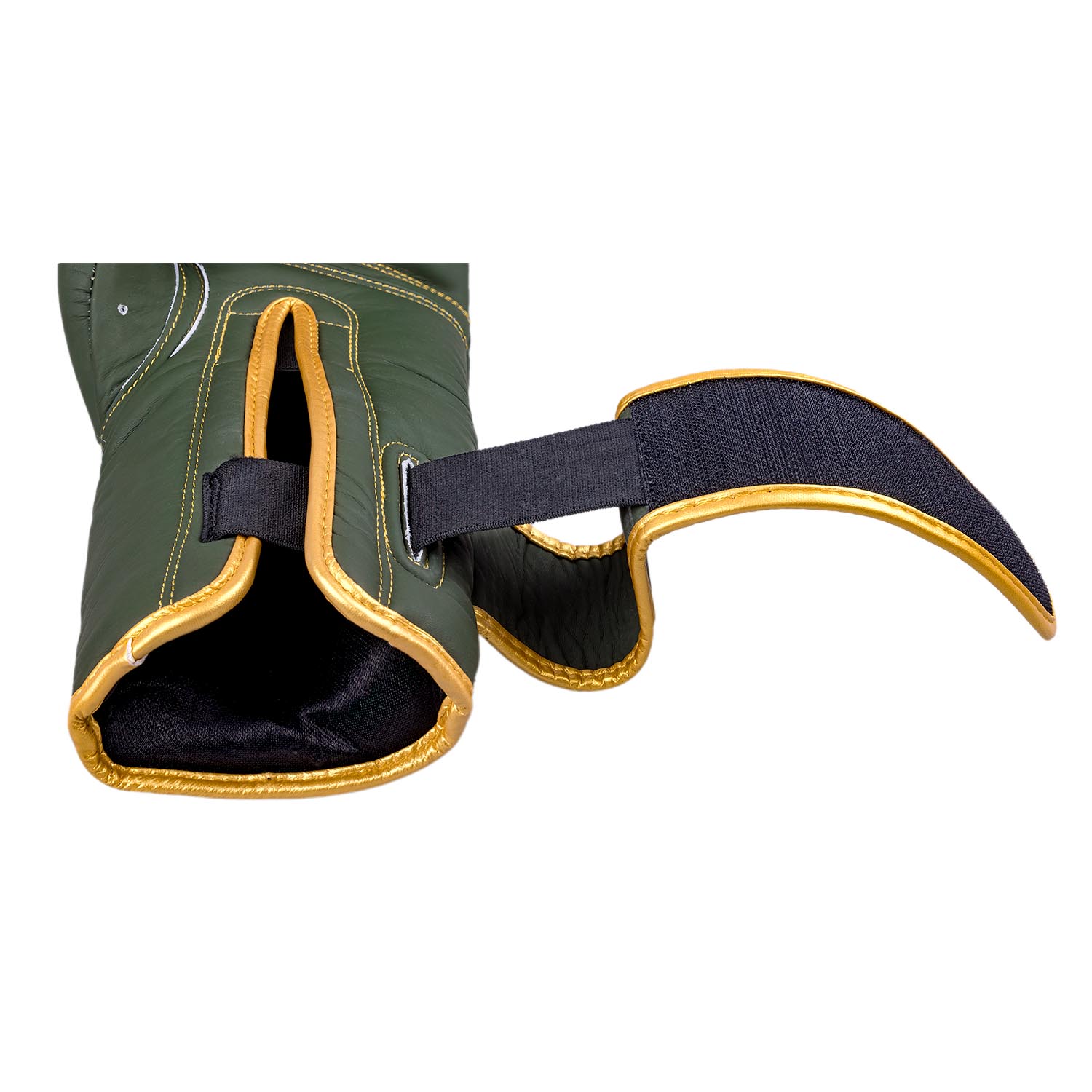 OKAMI Boxing Gloves, Competior V2, olive-gold, 16 Oz