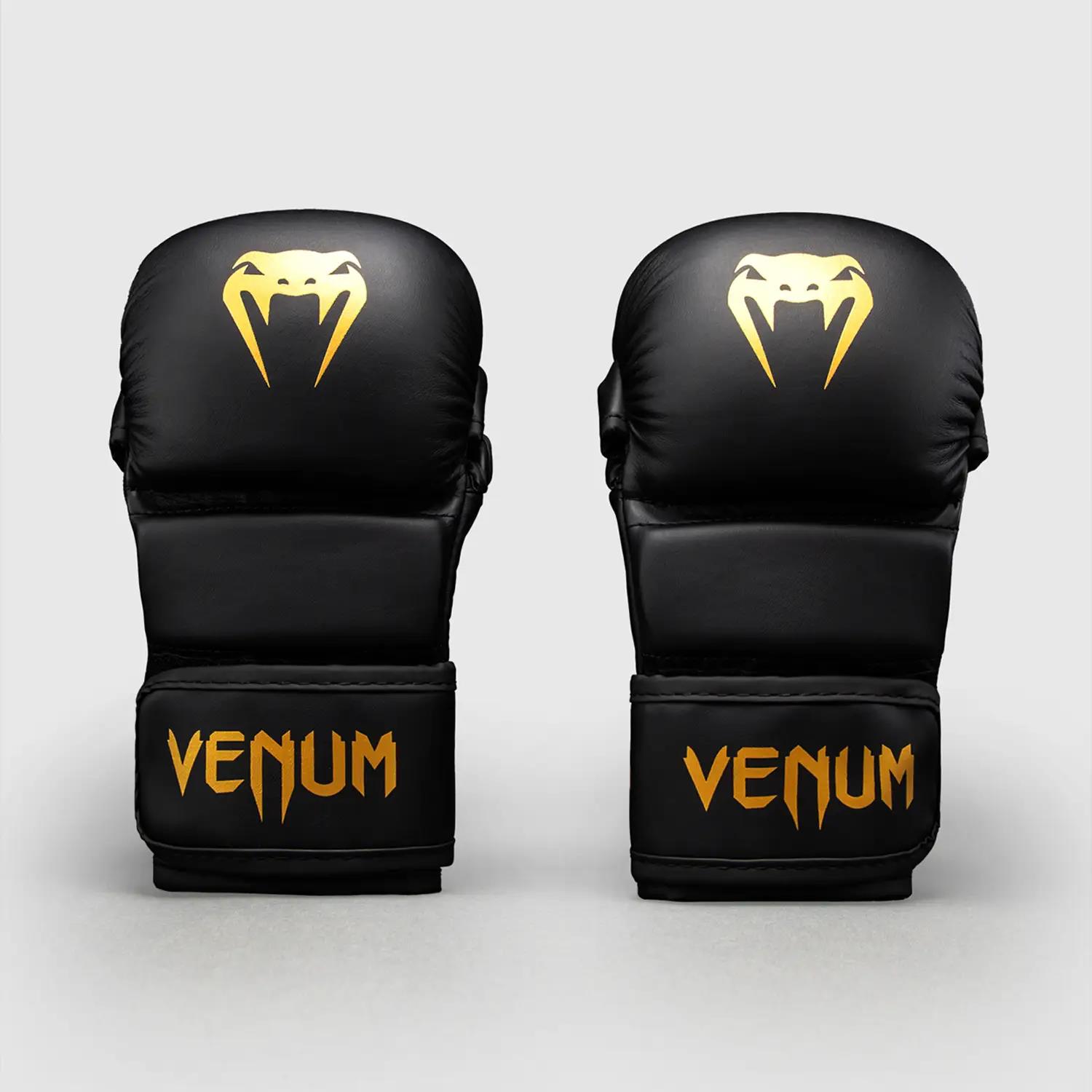 VENUM MMA Sparring Gloves, Contender 1.5, black-gold, L/XL