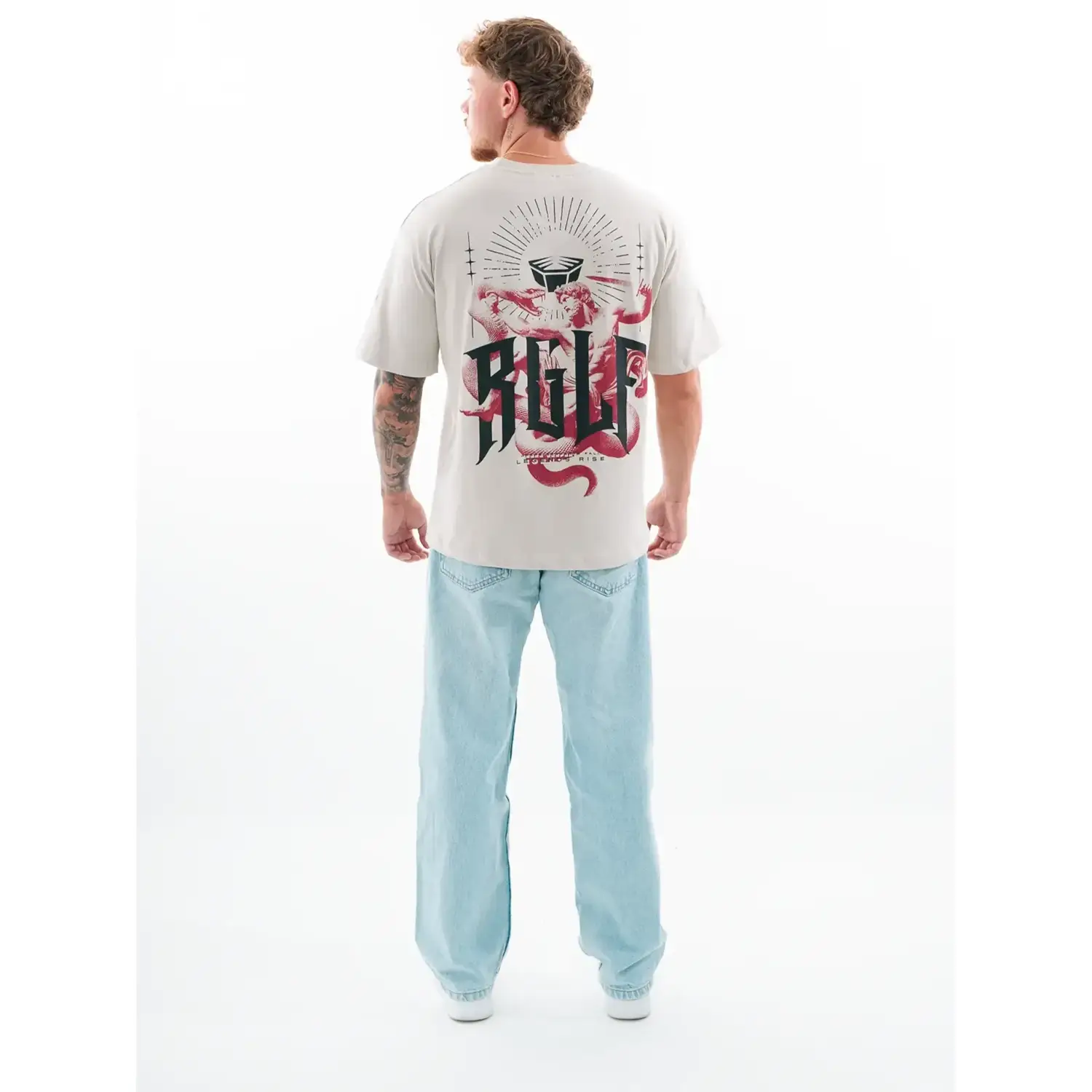 RINGLIFE T-Shirt, Oversized, Serpent, champagne, XXXL