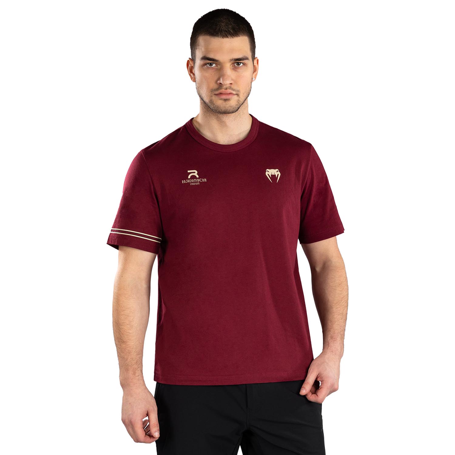 VENUM T-Shirt, Rajadamnern, wine red-gold, M