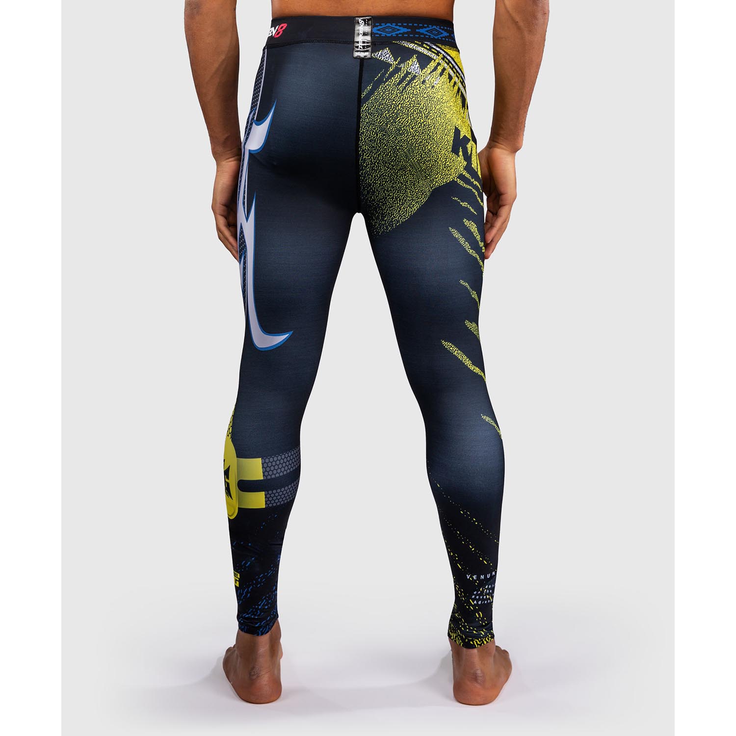VENUM Compression Pants, Tekken 8, King, black-yellow, XXL