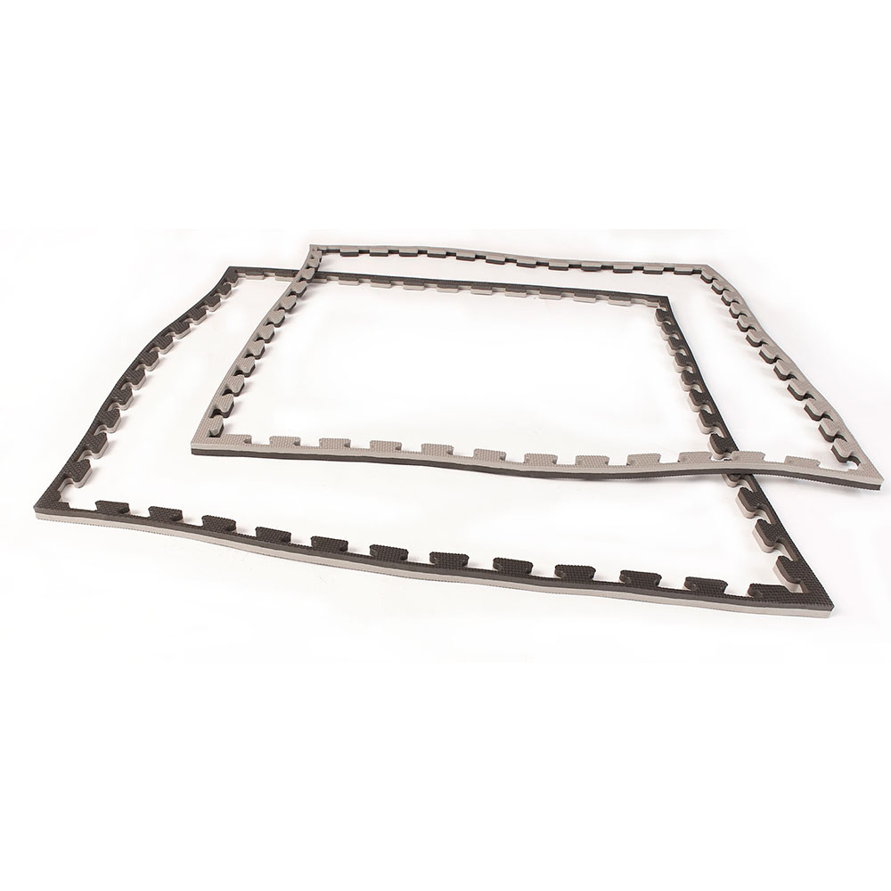 Ju-Sports Puzzle Mat, Econo Cross, black-grey, 2 cm