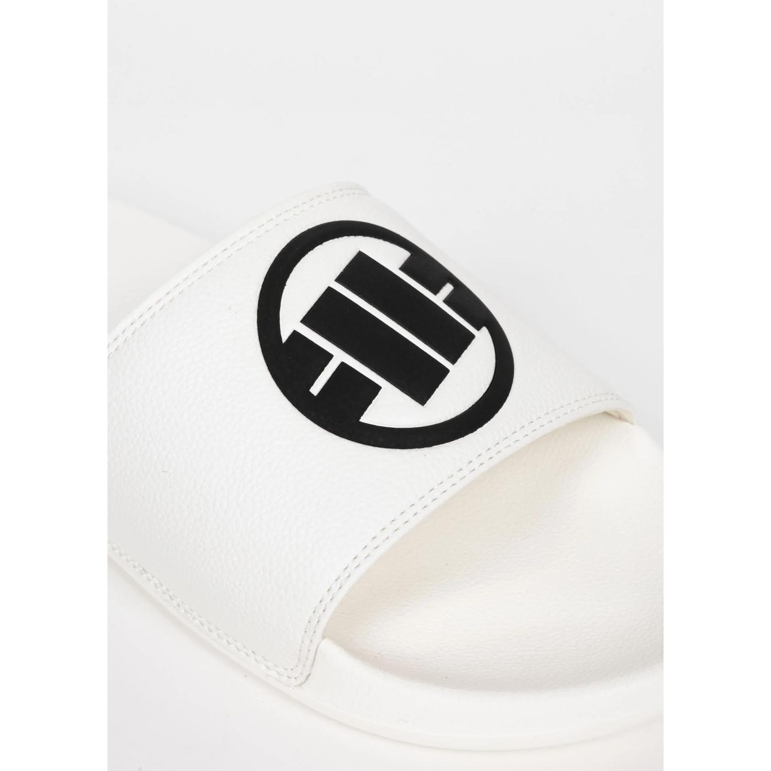 Pit Bull West Coast Slides, Logo, white, 46