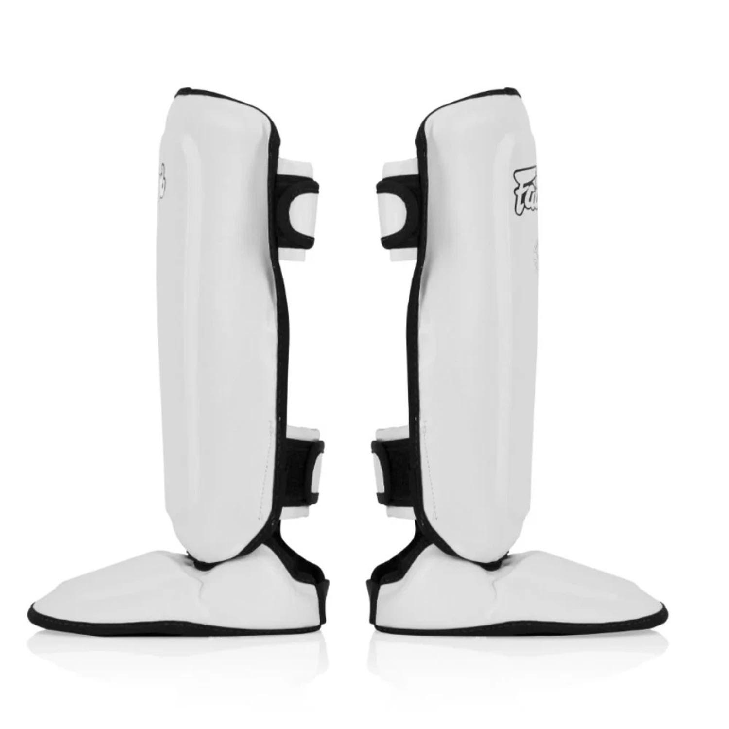 Fairtex Shin Guard, Kids SPK9, white, 8-10 J