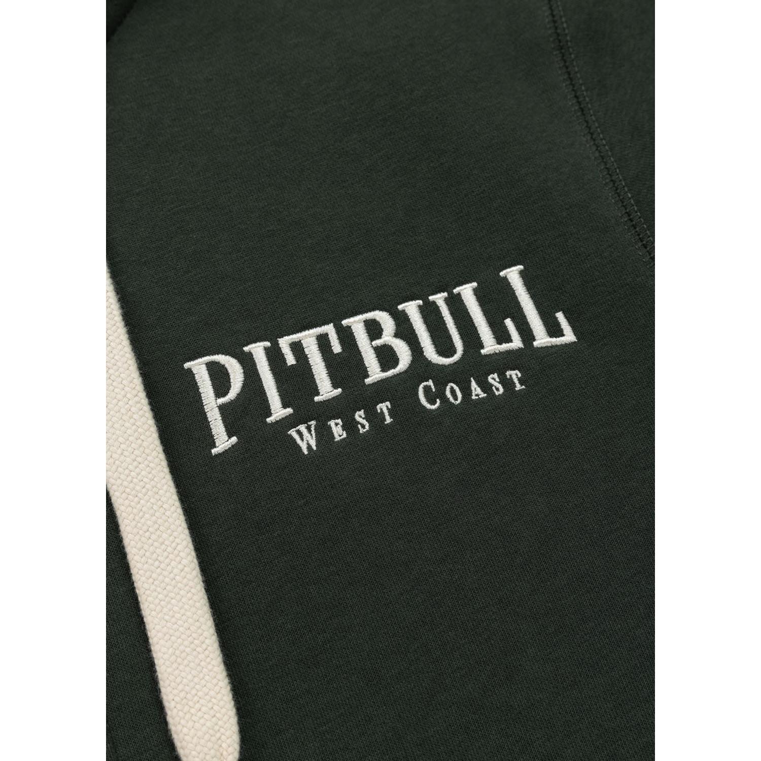 Pit Bull West Coast Zip Hoody, Ruffin Detroit, green, S