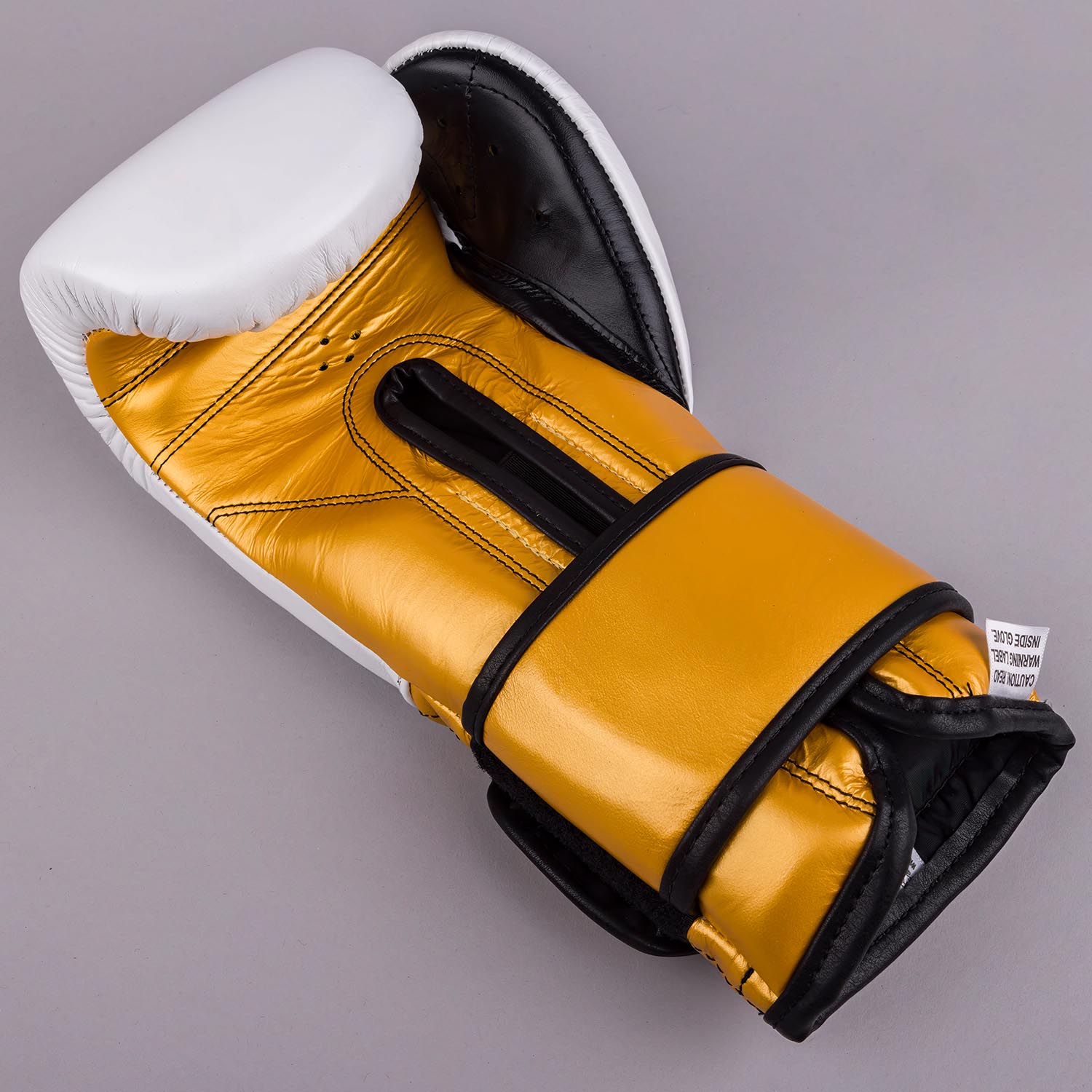 Cleto Reyes Boxing Gloves, Velcro Sparring, green-gold