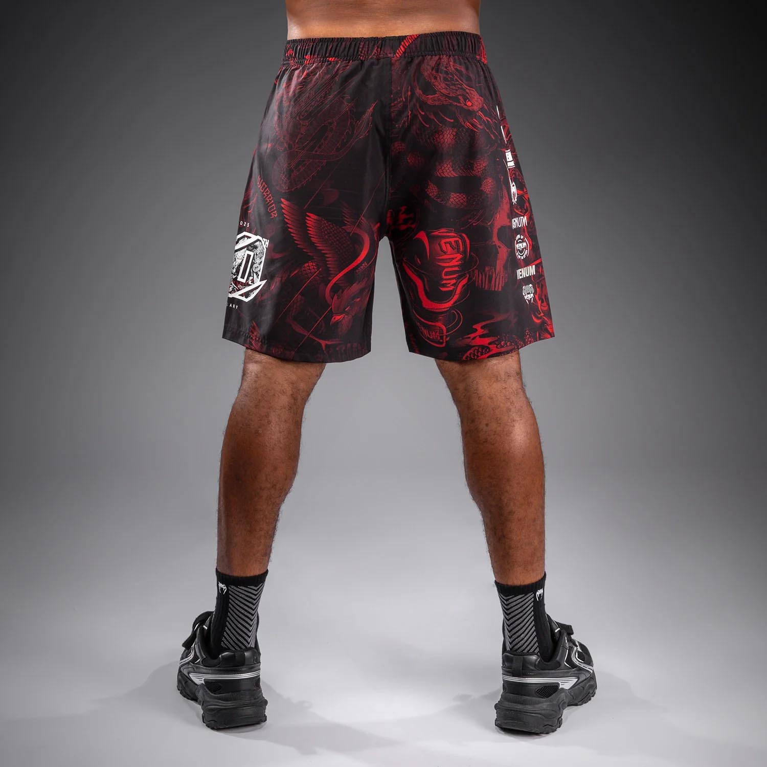 VENUM Training Shorts, 20Th Anniversary, black-red, M