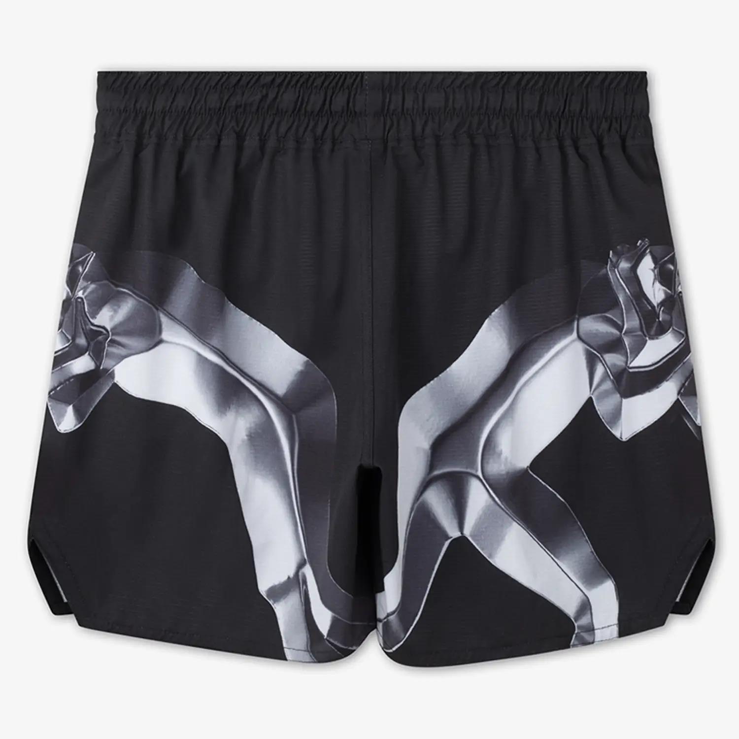 MANTO MMA Fight Shorts, Metal, black, M