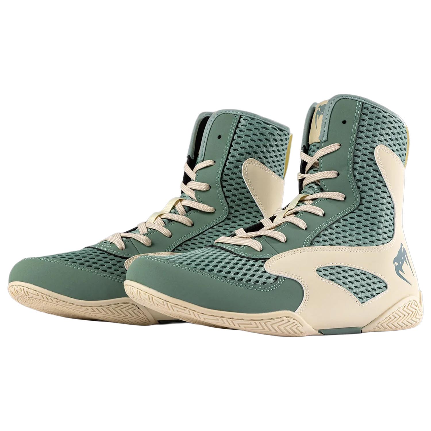 VENUM Boxing Shoes, Contender, green-ivory, 41