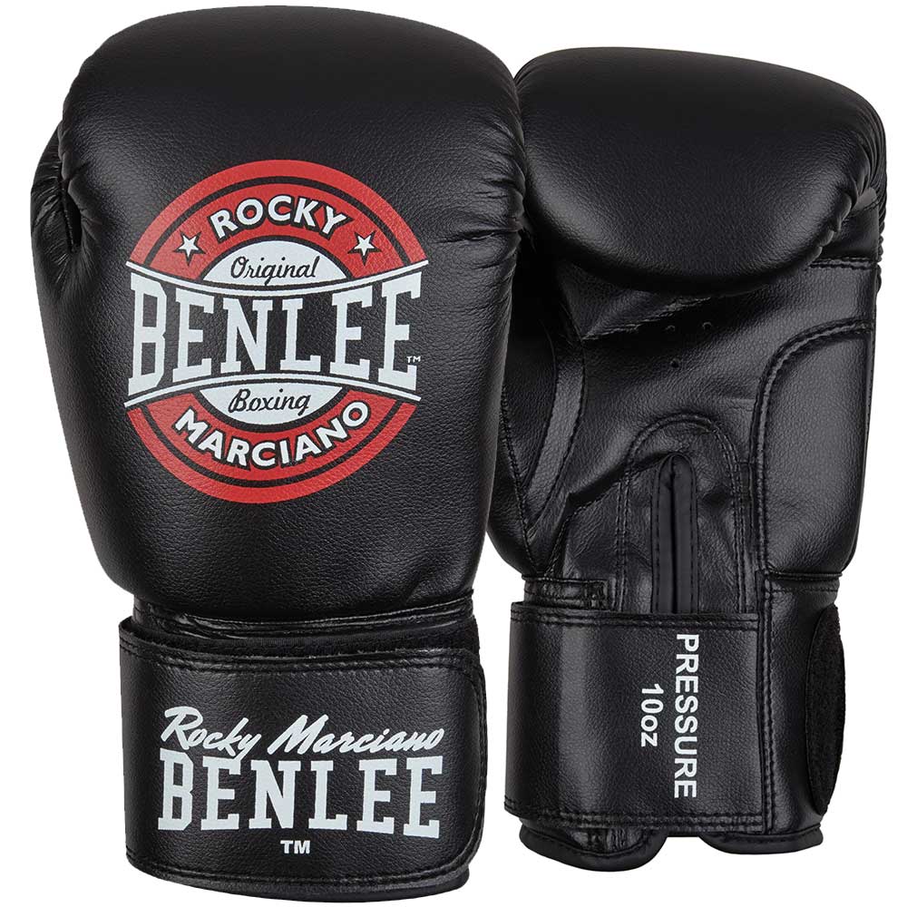 BENLEE Boxhandschuhe, Pressure, schwarz, 16 Oz