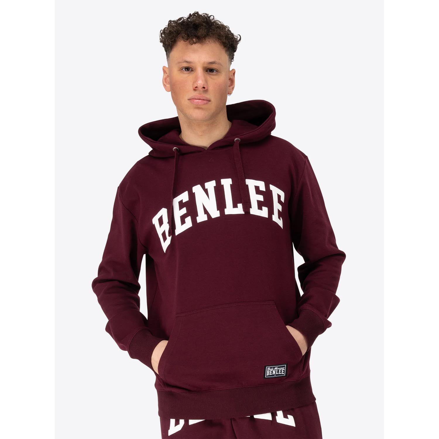 BENLEE Hoody, Ayden, wine red, XXL