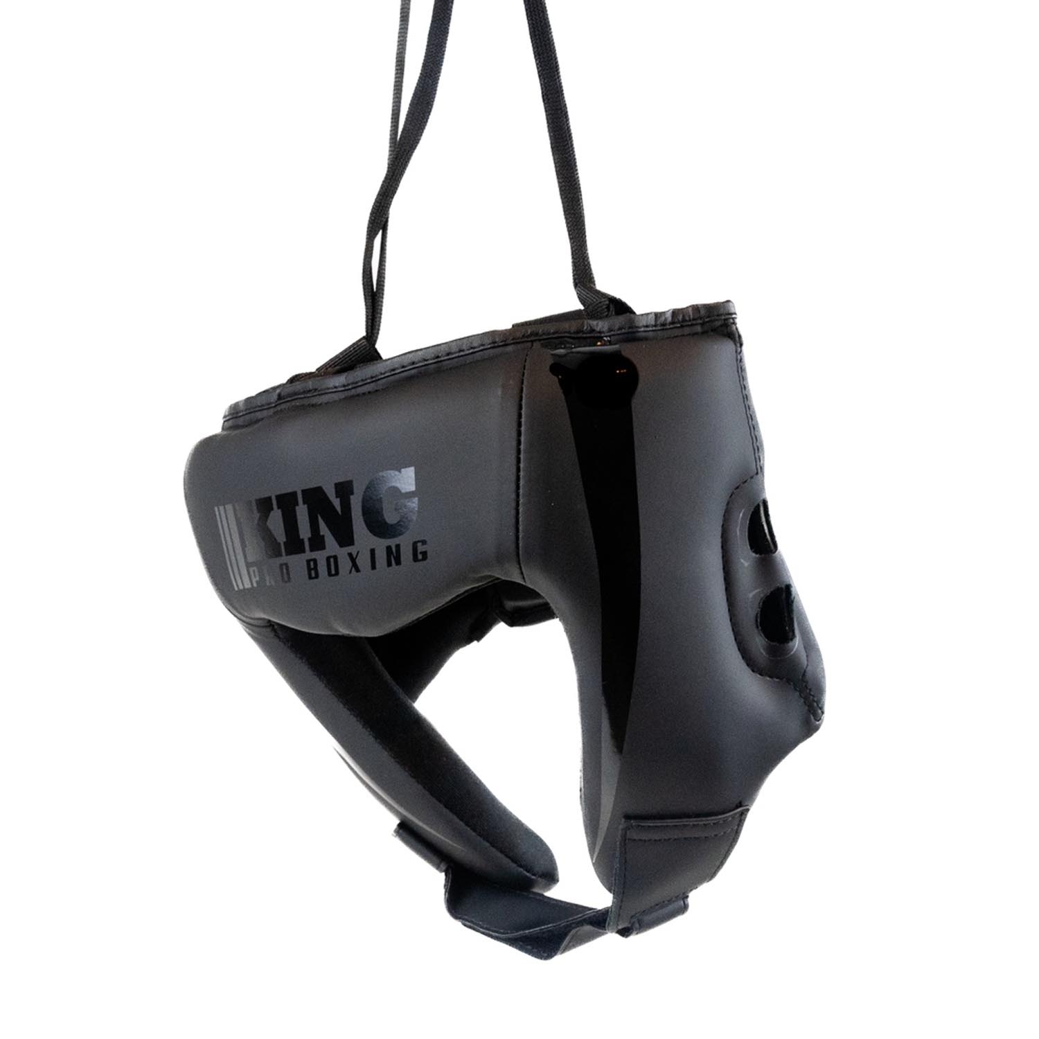 KING PRO BOXING Head Guard, Revo 1, black-black, L