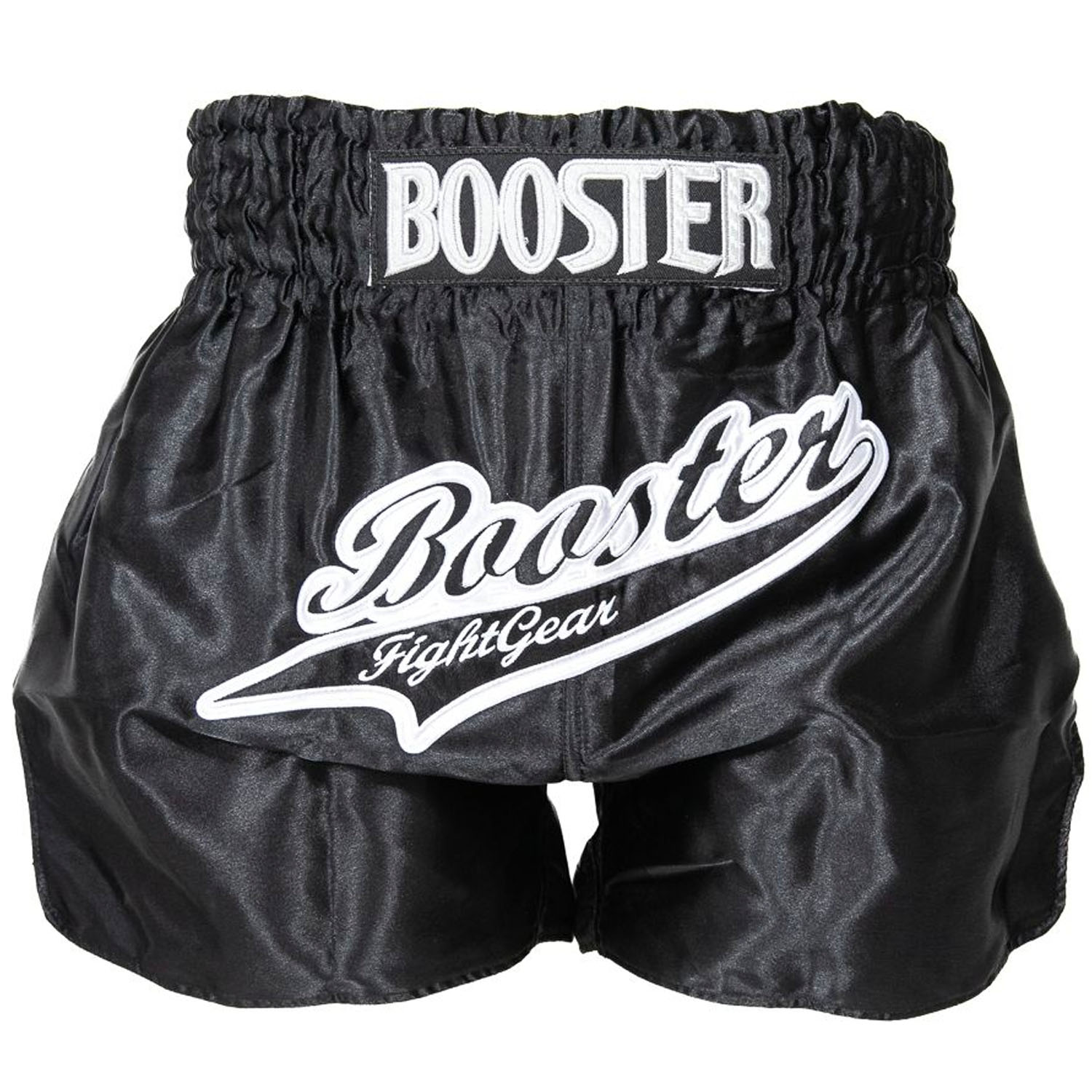 Booster Muay Thai Shorts, TBT Slugger, black-white