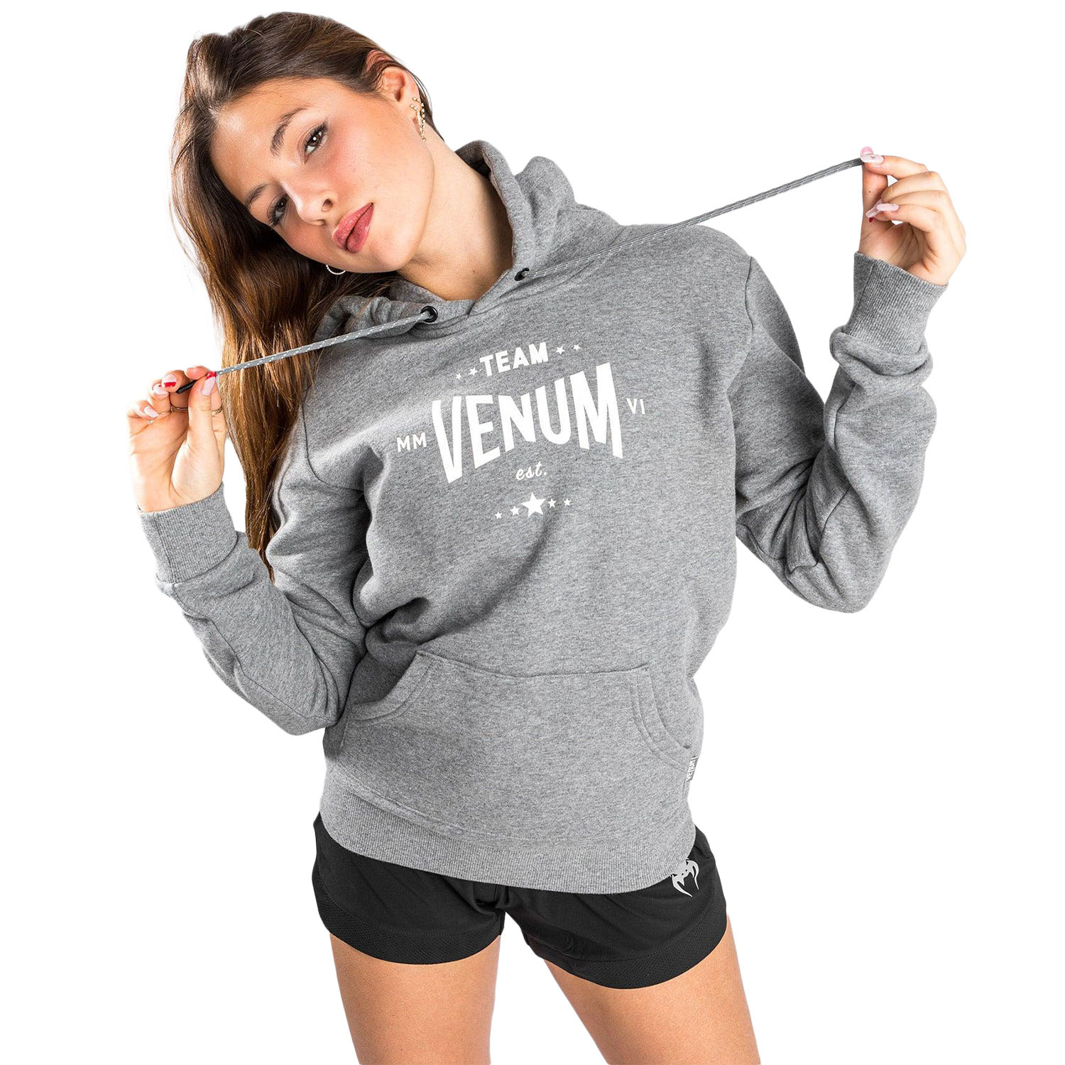 VENUM Hoody, Damen, Team 2.0, grau, XS