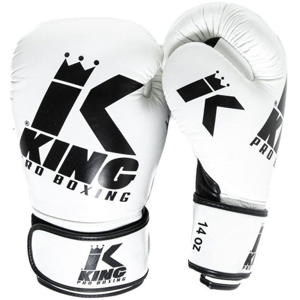 KING PRO BOXING Boxhandschuhe, Platinum 5, weiß
