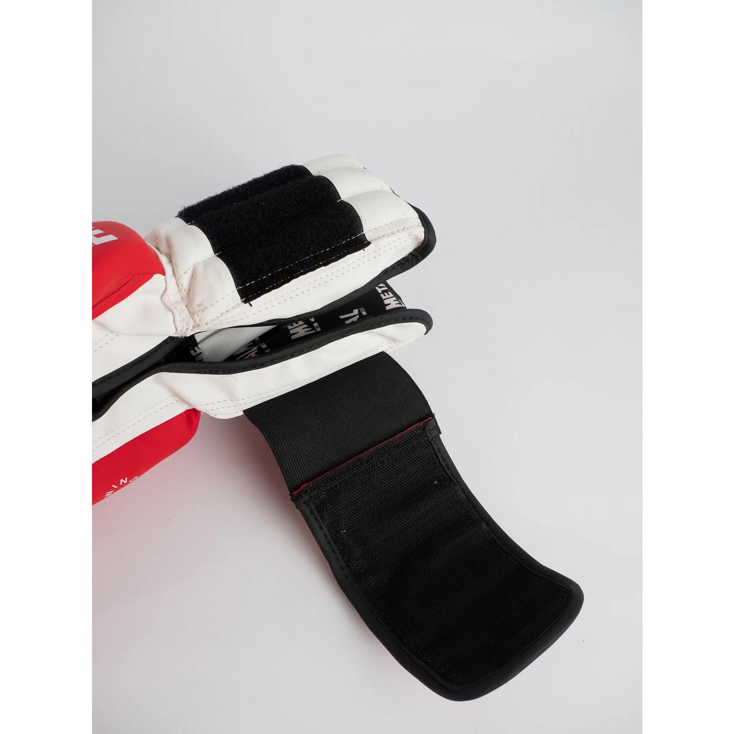 Metal Boxe Boxing Gloves, Savate, red-white, 16 Oz