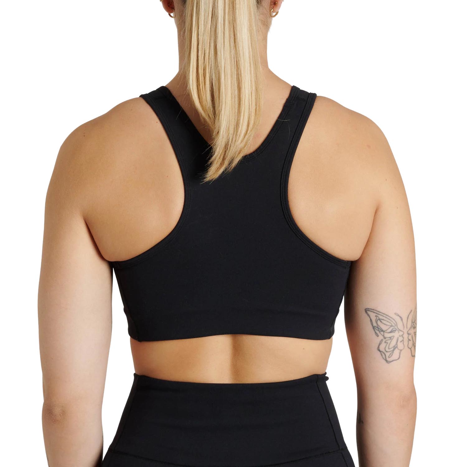 LEONE Sports Bra, Women, Logo, black-white, XS