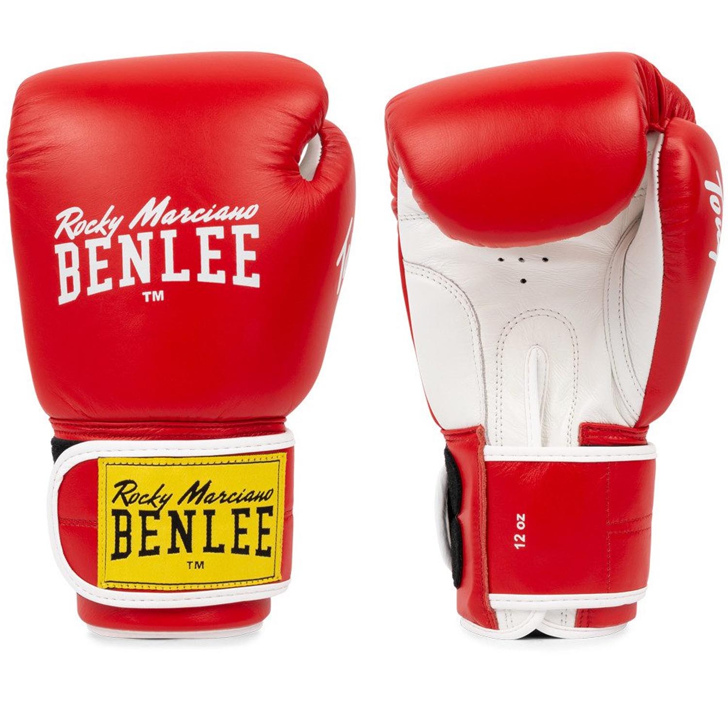 BENLEE Boxhandschuhe, Tough, rot-weiß
