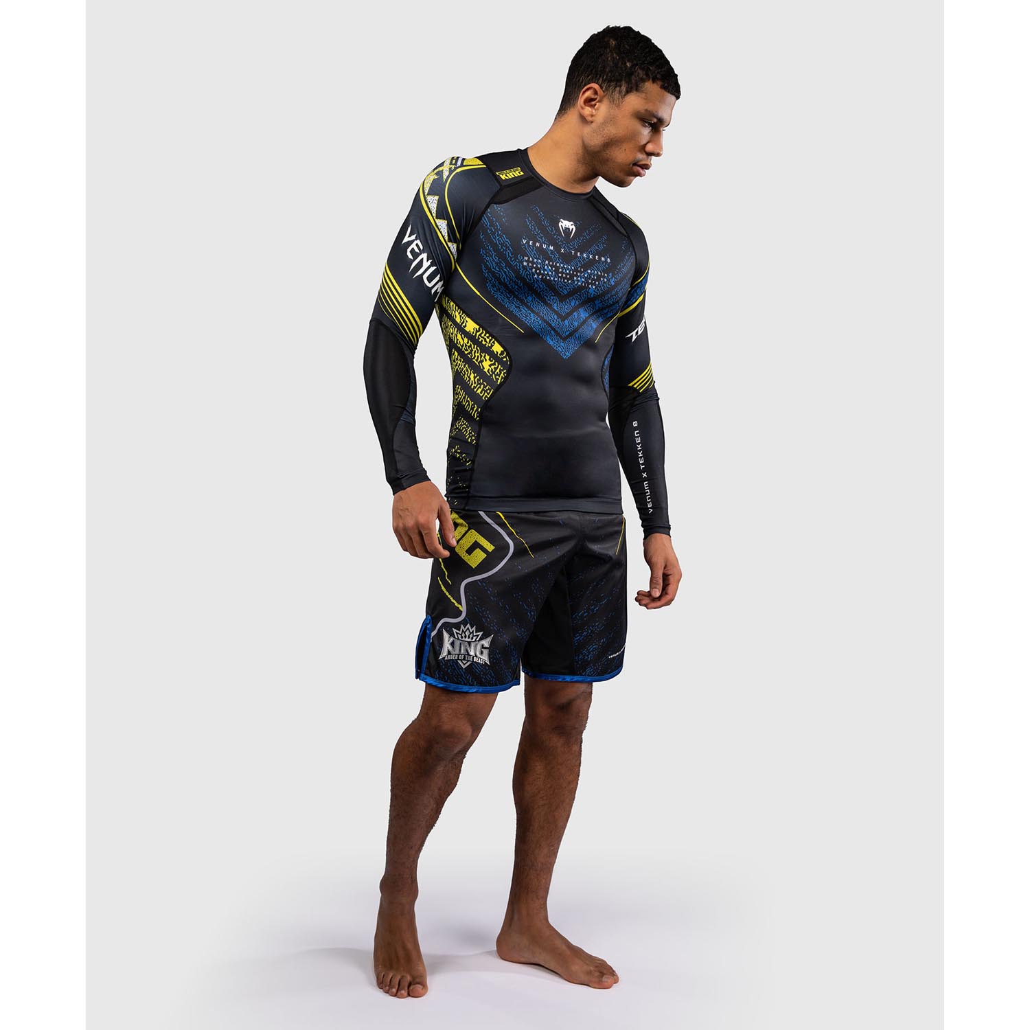 VENUM Rashguard, L/S, Tekken 8, King, black-yellow, XXL