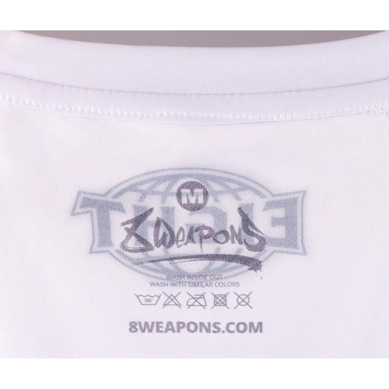 8 WEAPONS Functional Tank Top, Bangkok, white-black, XXL