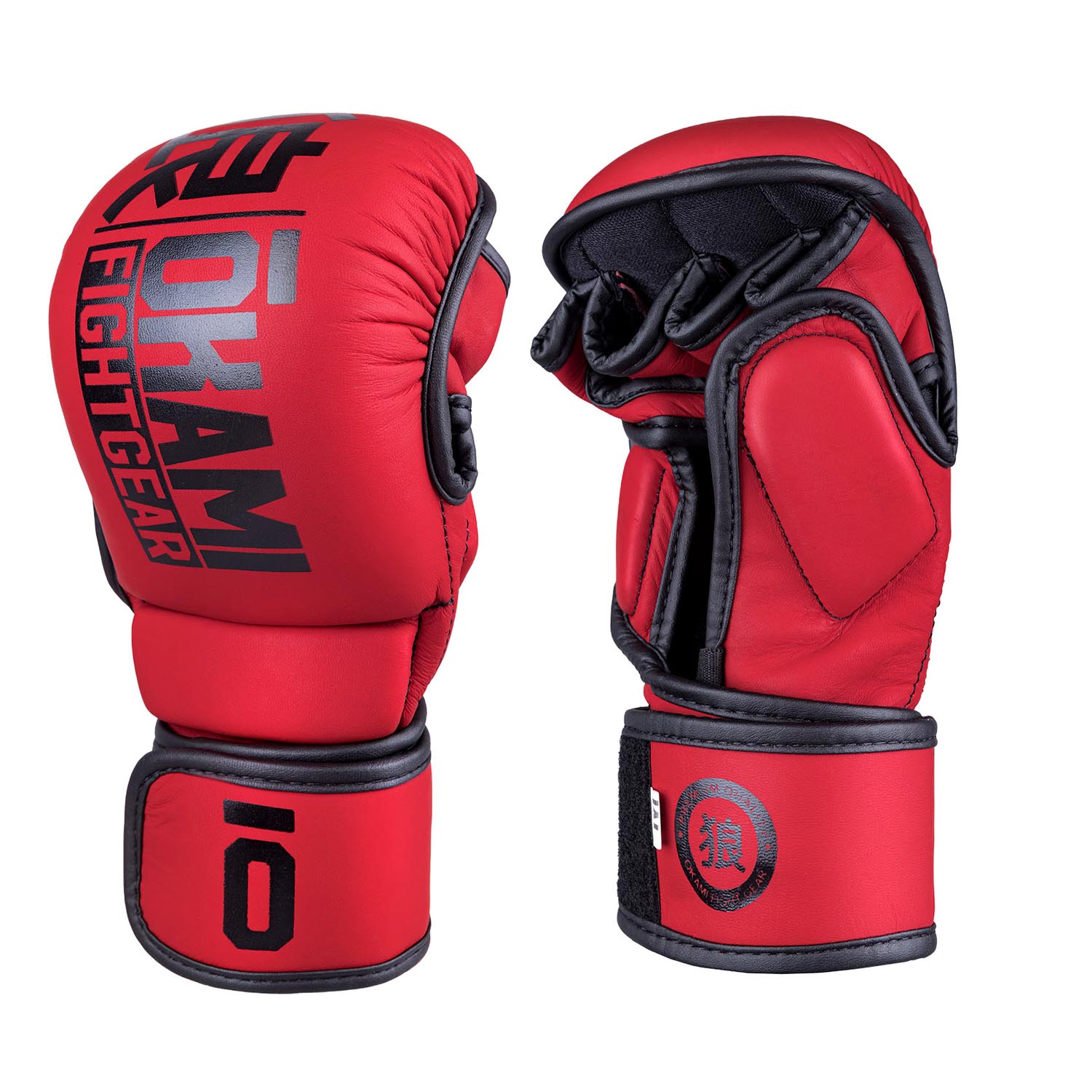 OKAMI MMA Sparring Gloves, Competitor V2, red-black, XL