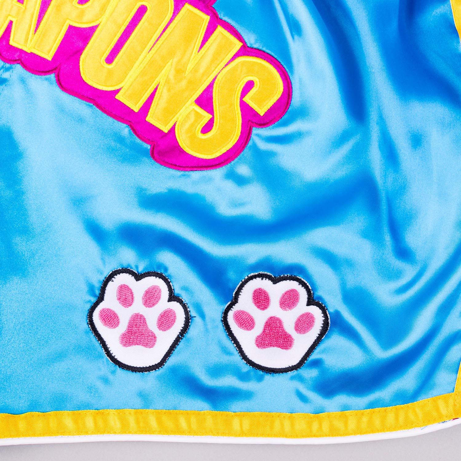 8 WEAPONS Muay Thai Shorts, Meow Thai, blue, XXL