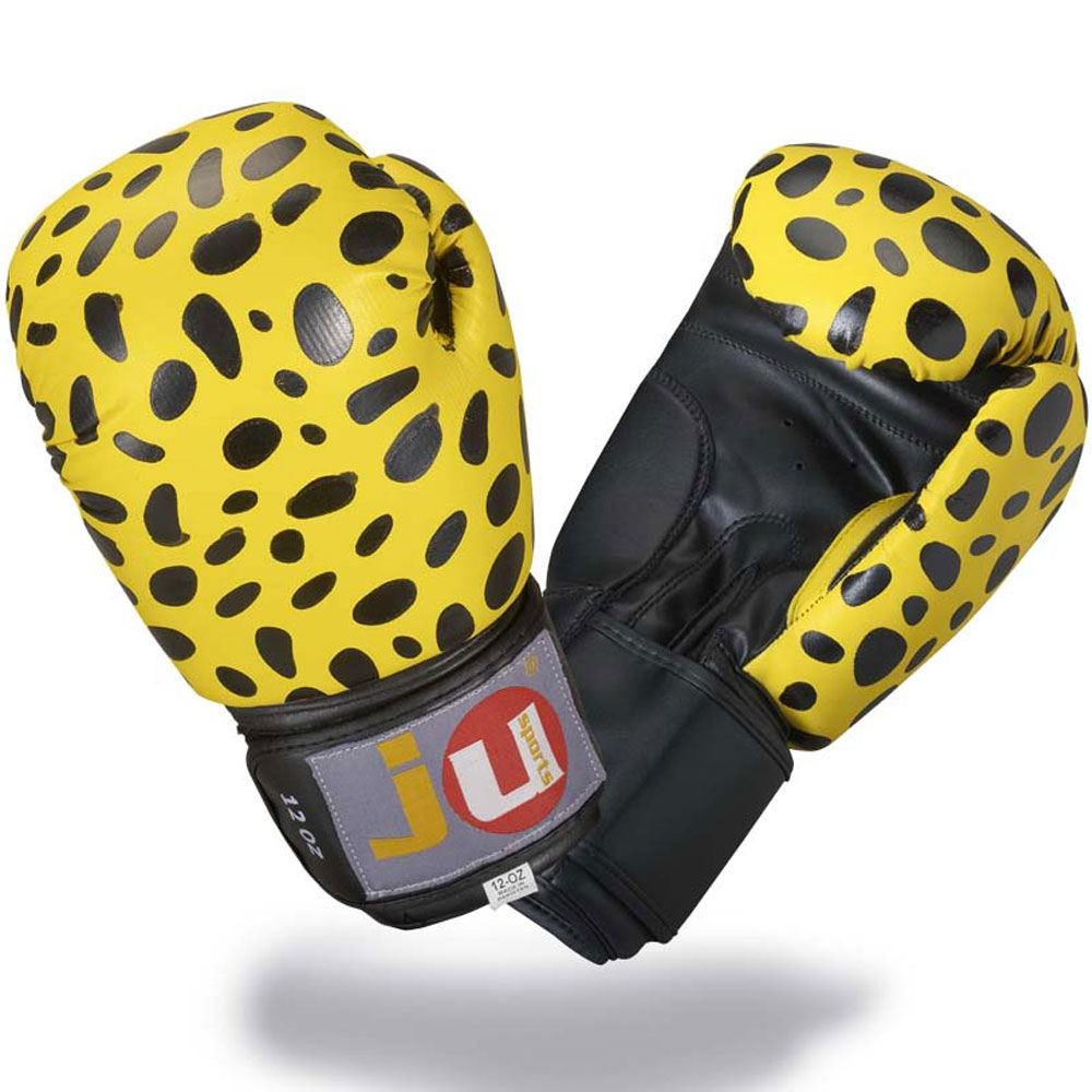 Ju-Sports Boxhandschuhe, Leopard, 12 Oz