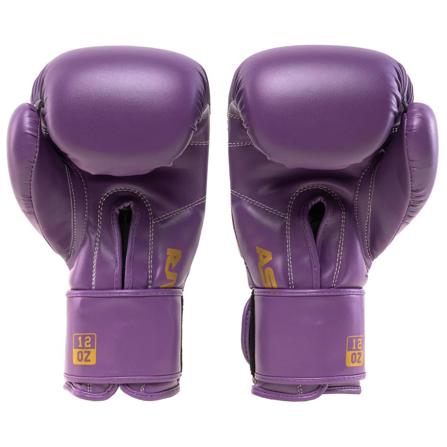 ASKARI Boxing Gloves, Nova, purple-gold, 12 Oz