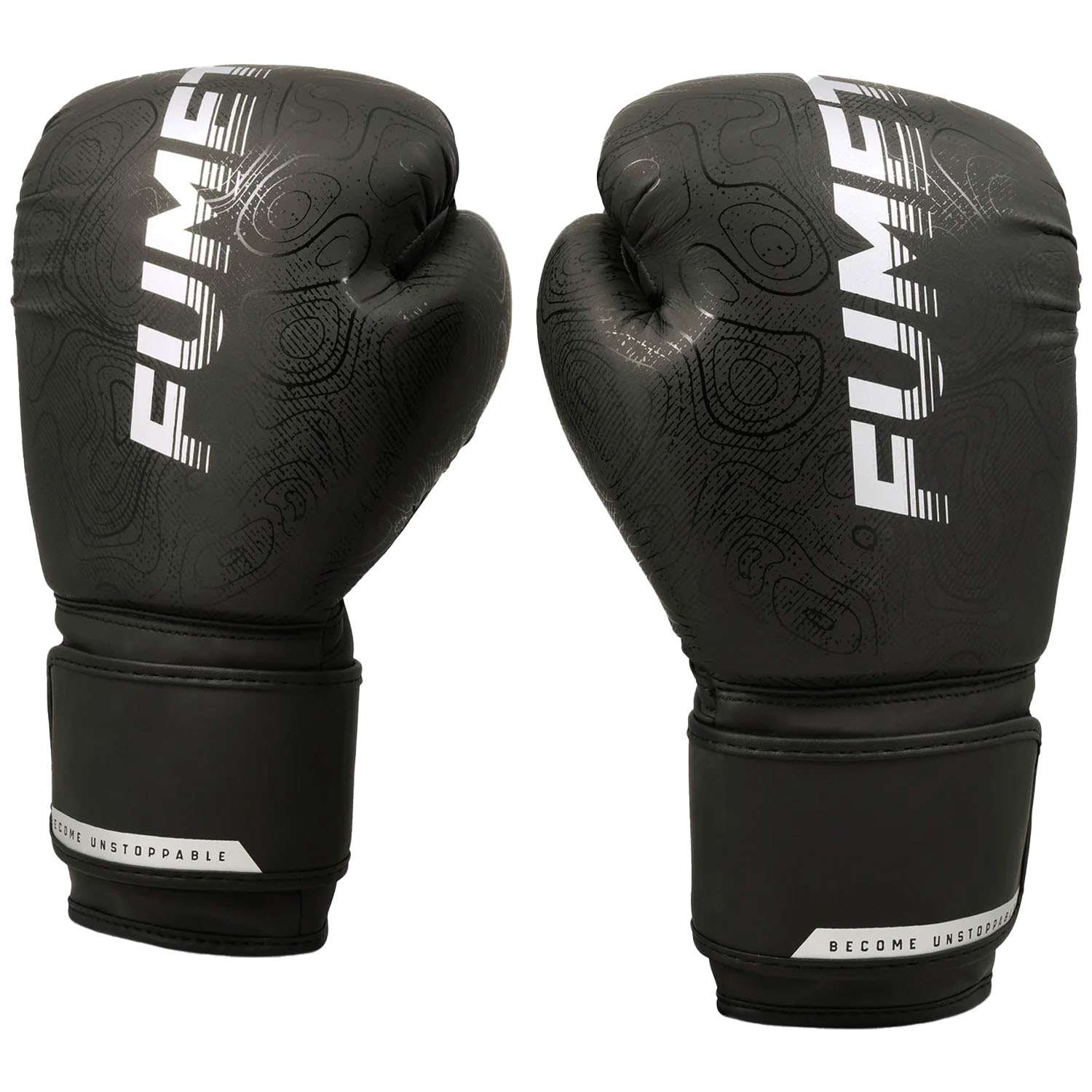 Fumetsu Boxing Gloves, Arc, black-silver, 16 Oz