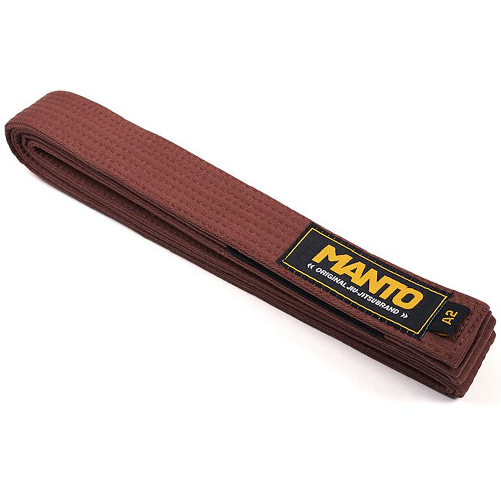 MANTO BJJ Gürtel, Original, braun, A2