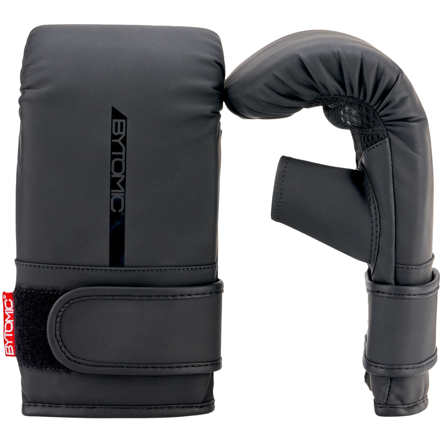 Bytomic Boxing Bag Gloves, Red Label, black-black, S/M