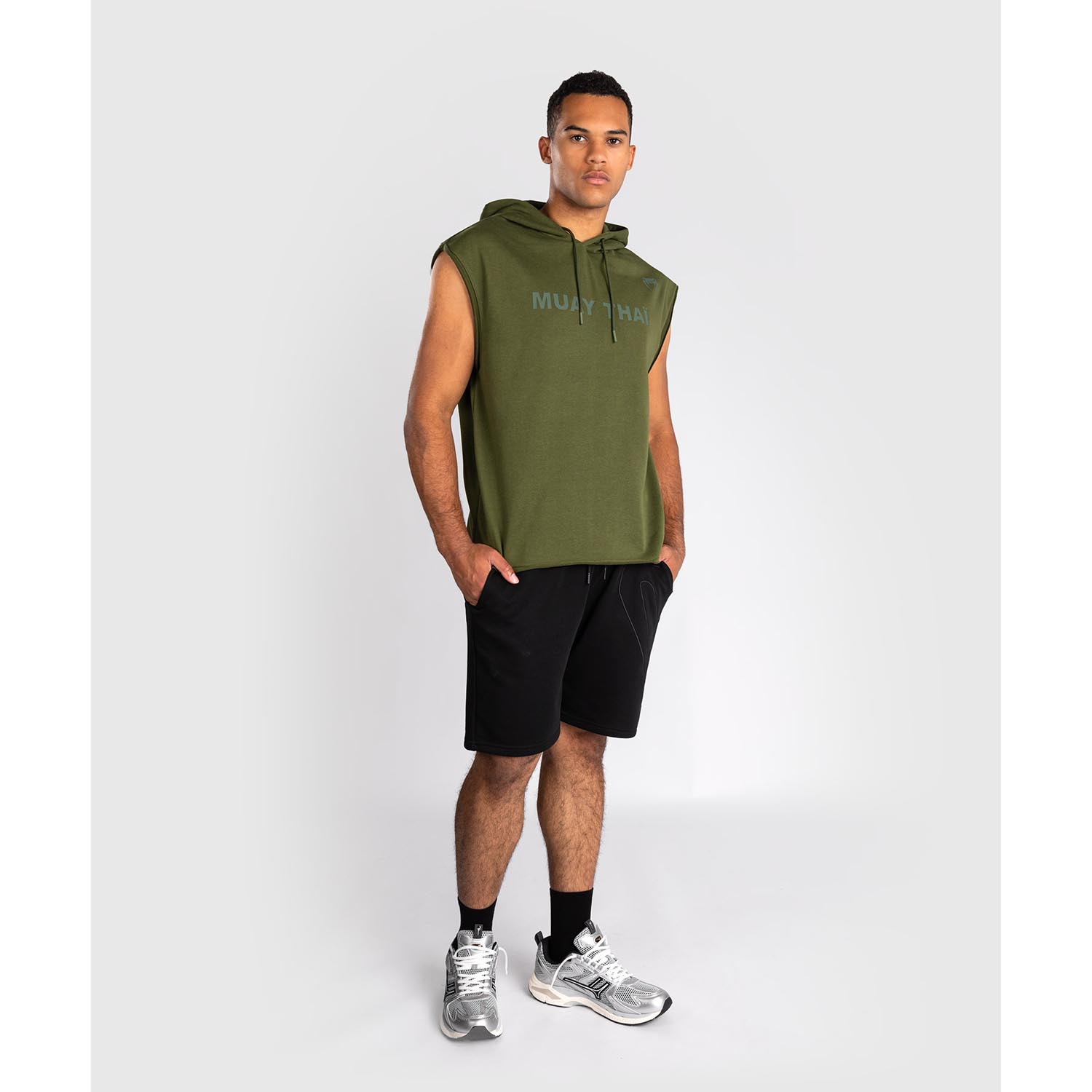 VENUM Hoody, Sleeveless, Muay Thai VT, khaki, XXL
