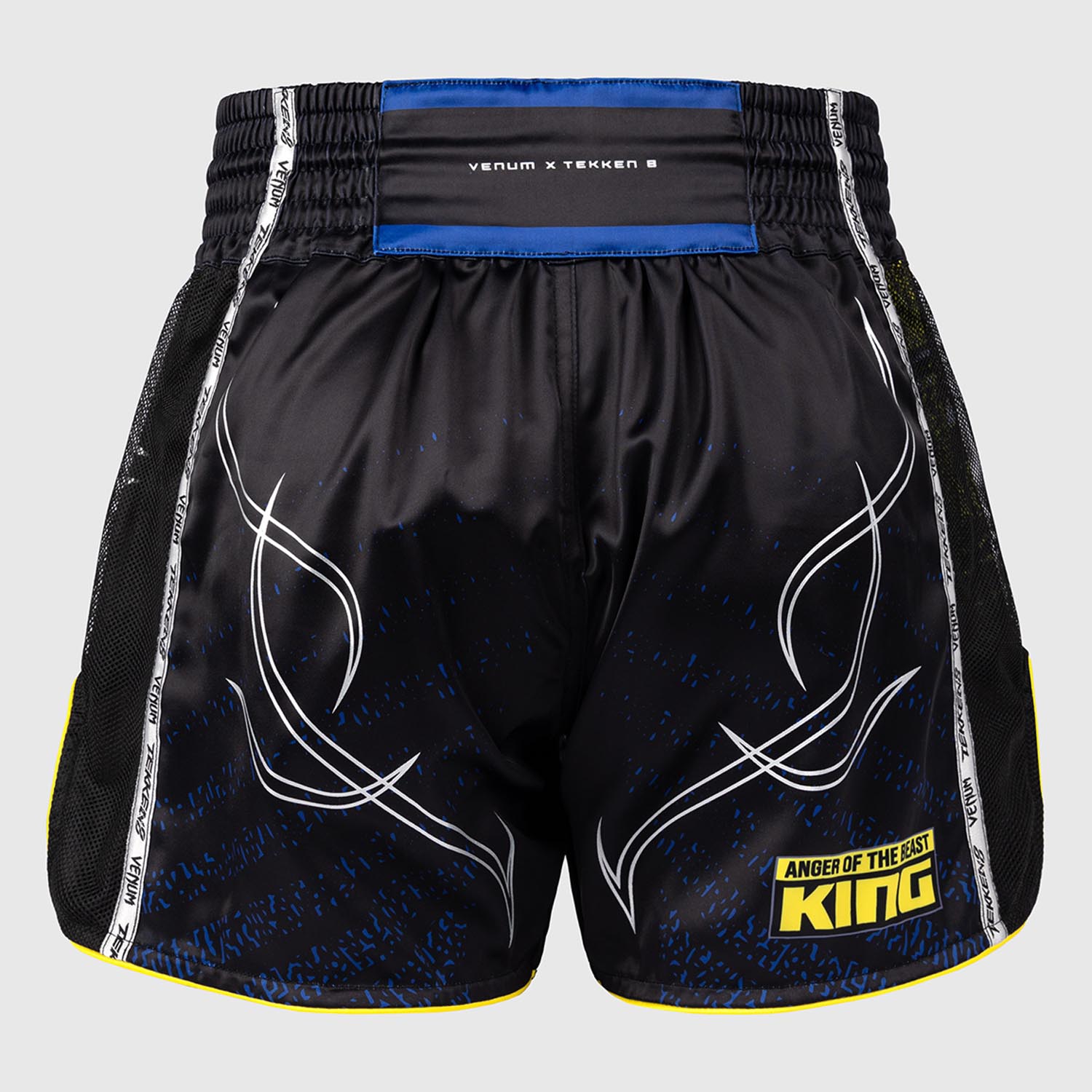 VENUM Muay Thai Shorts, Tekken 8, King, black-yellow, L