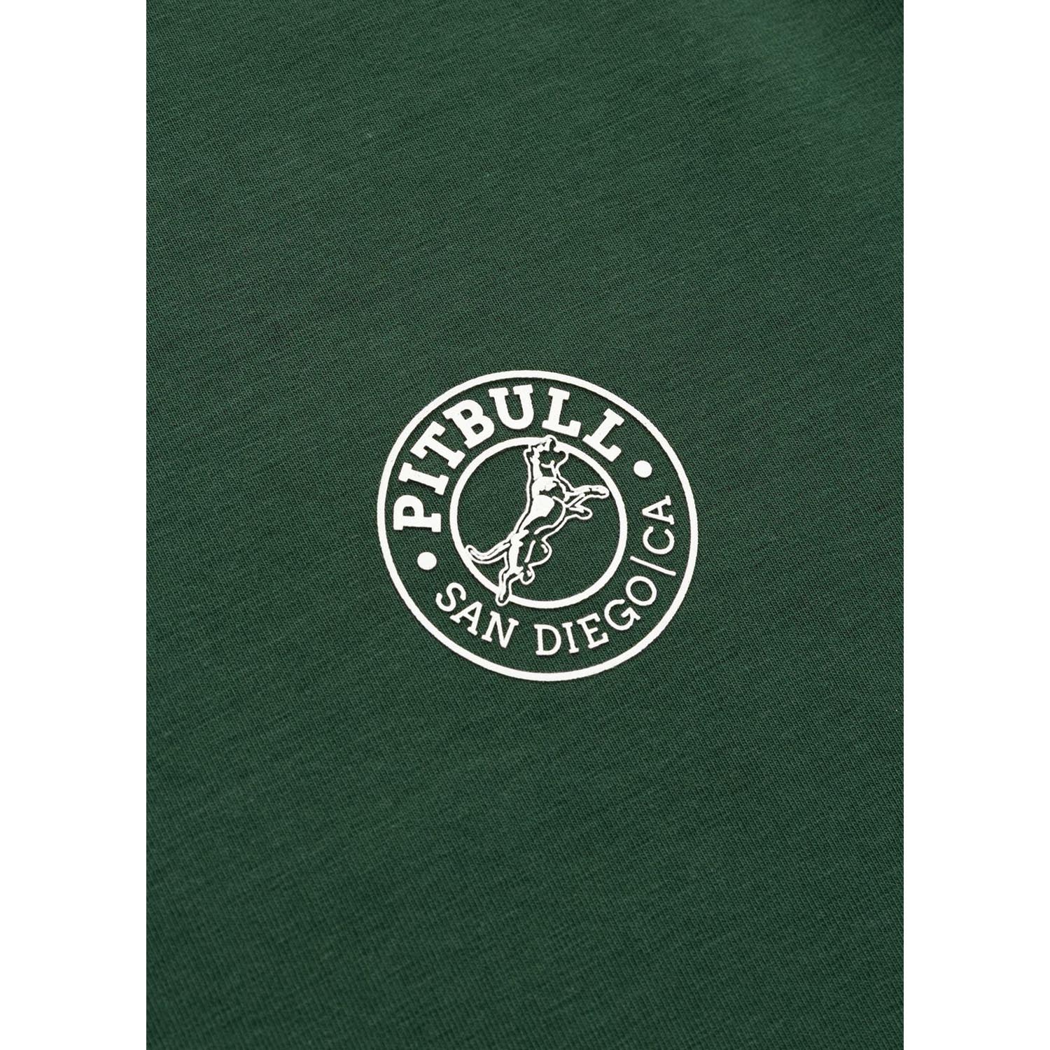 Pit Bull West Coast T-Shirt, San Diego CA Small Logo, green, XXXL
