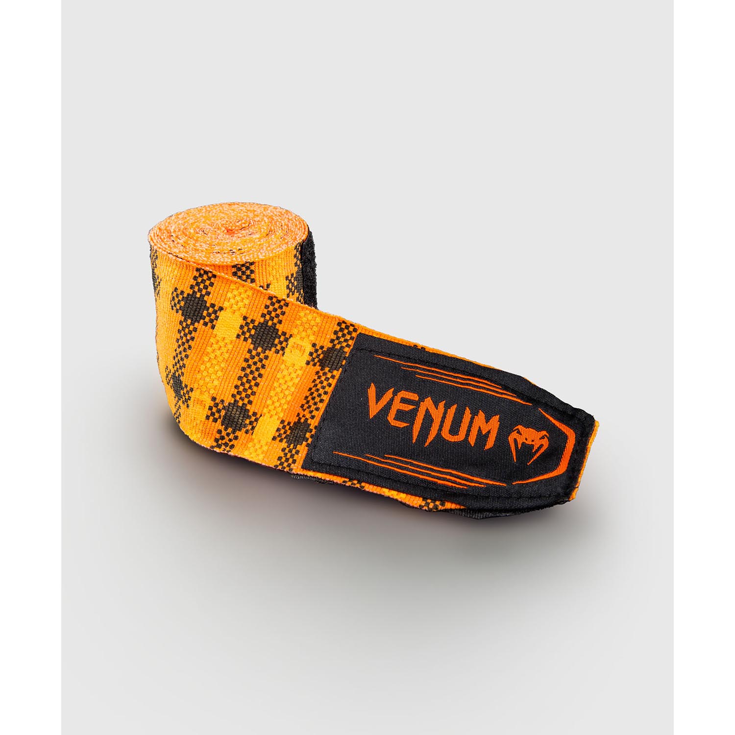 VENUM Handwraps, Tartan, semi-elastic, 4 m, orange