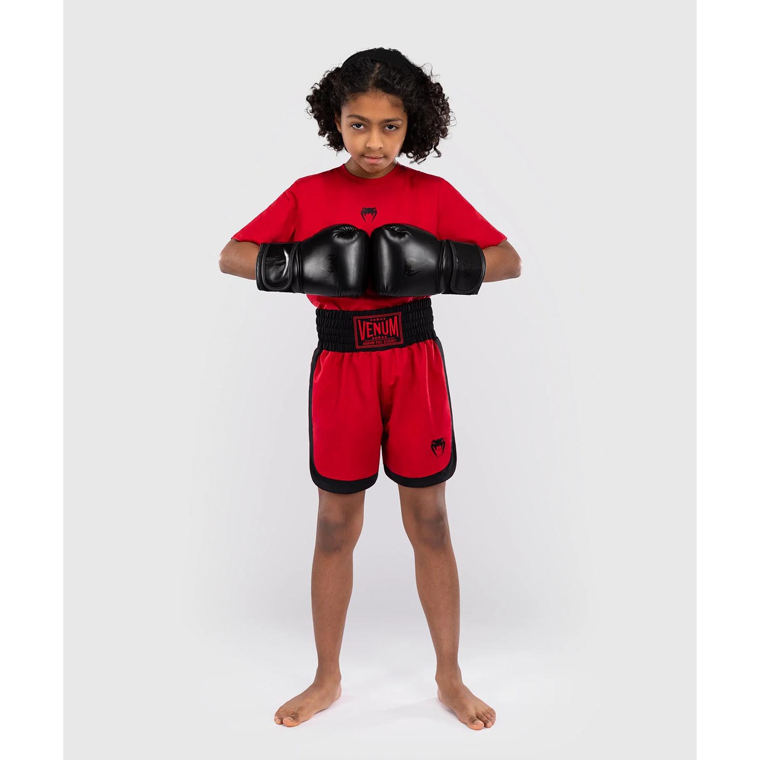 VENUM Boxing Shorts, Kids, Inferno, red, 14 J