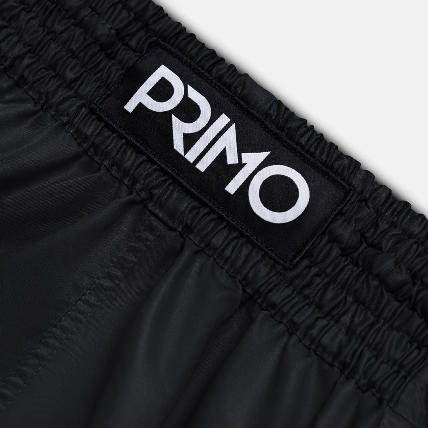 PRIMO Muay Thai Shorts, Alta Series, Onyx black, XXL