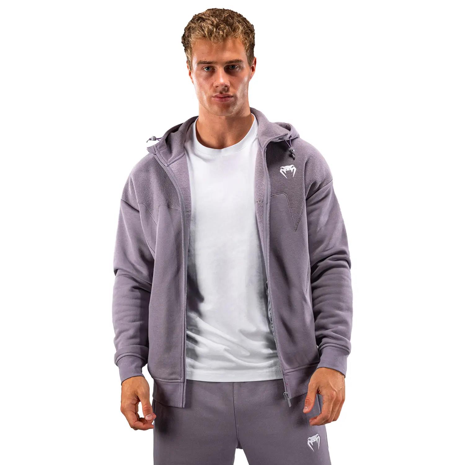 VENUM Zip Hoody, Attack, Fleece & Weave, grey, XXL