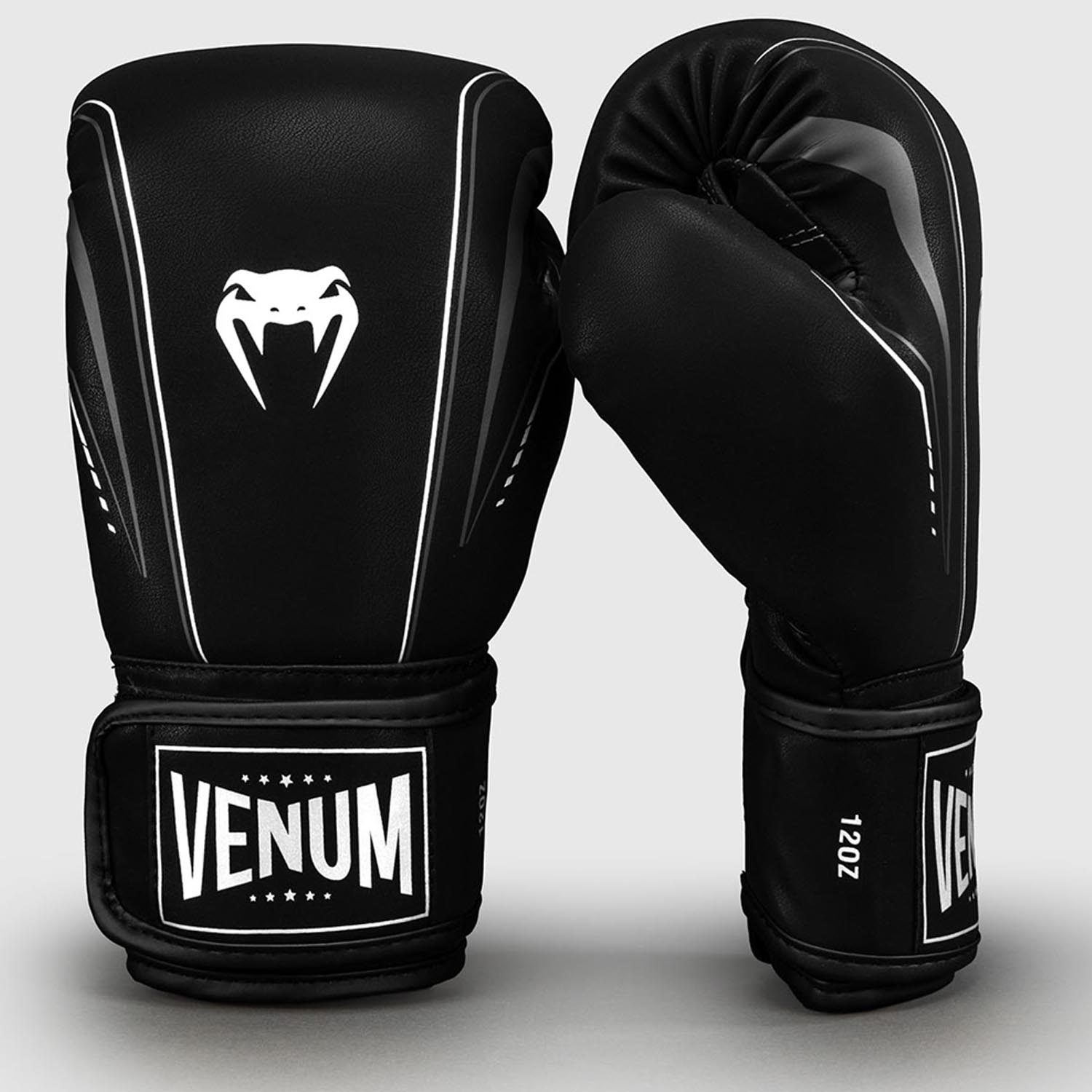 VENUM Boxing Gloves, Streamline, black-white, 16 Oz