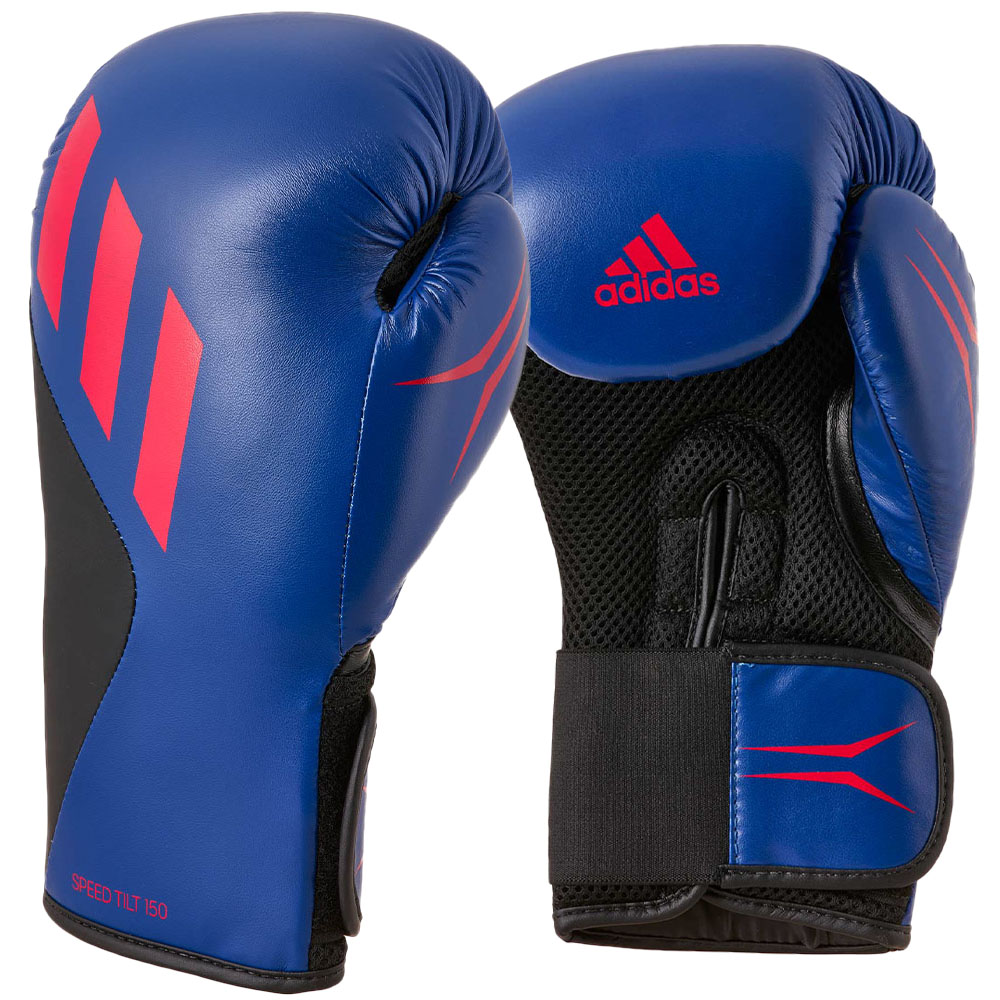 adidas Boxhandschuhe, Speed Tilt 150, blau-schwarz-rot