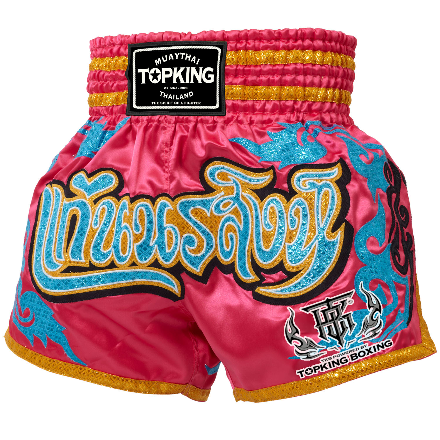 TOP KING BOXING Muay Thai Shorts, TKTBS-071, pink