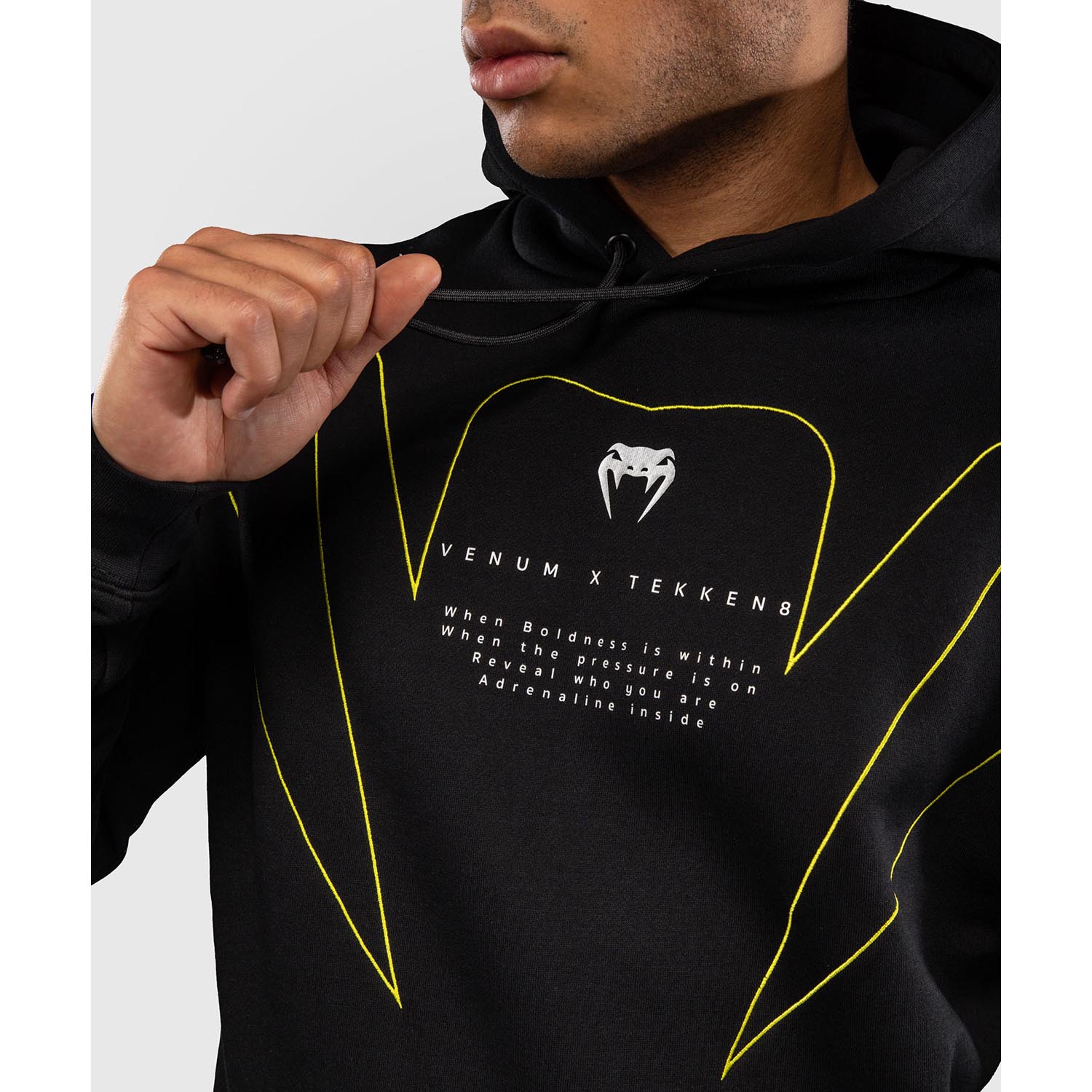 VENUM Hoody, Tekken 8, King, black-yellow, S