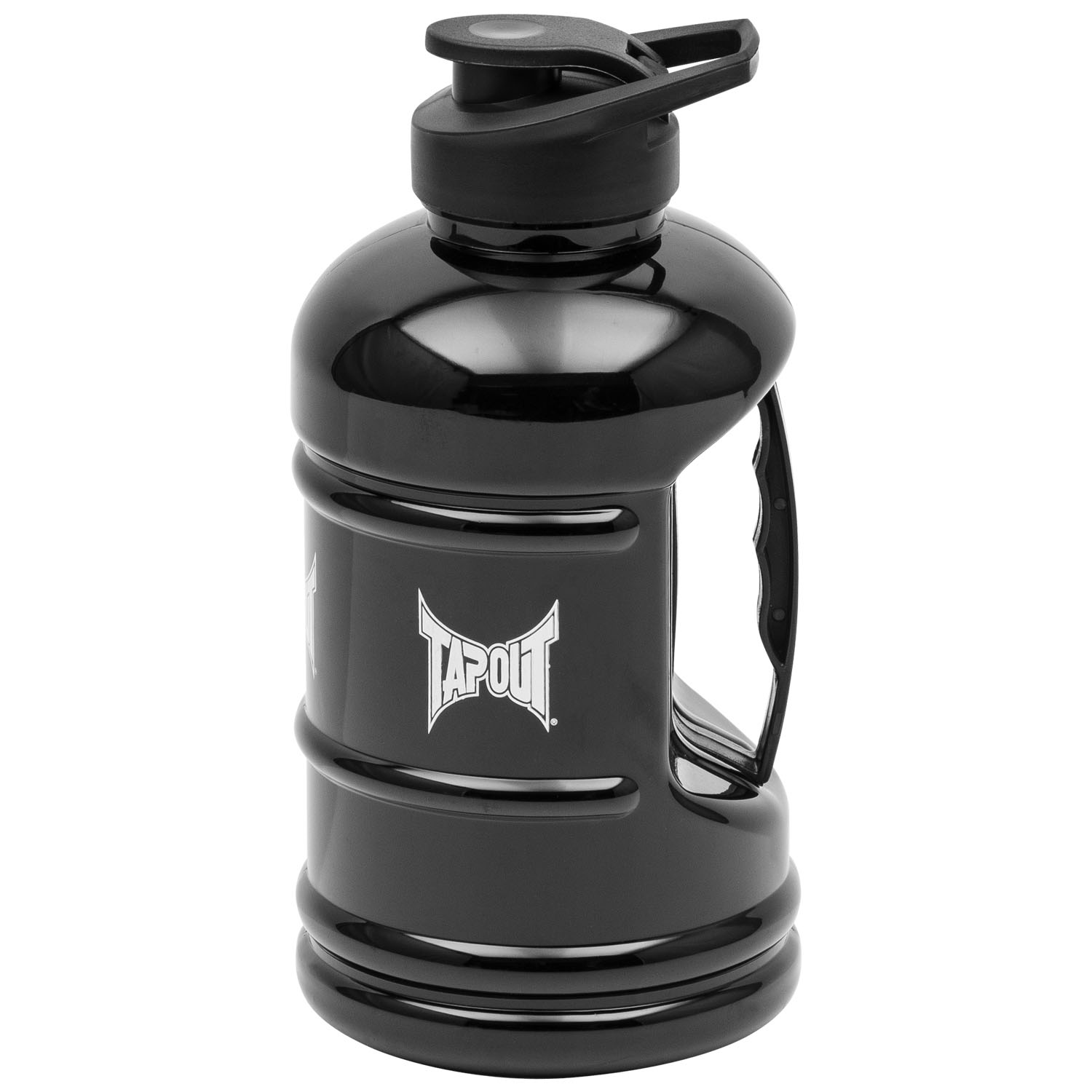 Tapout Water Bottle, Refresh 1.8 l, black-white